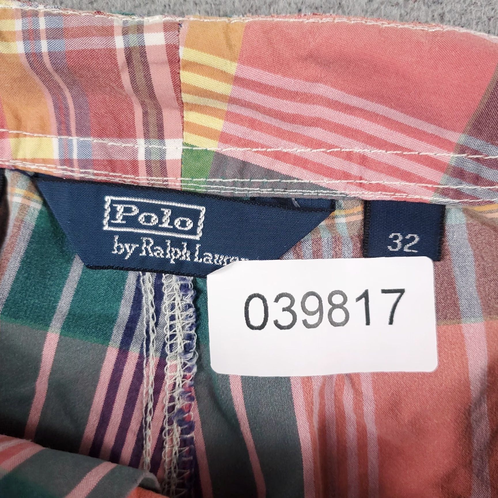 Polo Ralph Lauren VINTAGE Polo Ralph Lauren Shorts Mens 32 Pink Plaid Bottom Trunks Beach Aloha American Classic Hawaiian 90s Mens Size US 32 / EU 48 - 8 Thumbnail