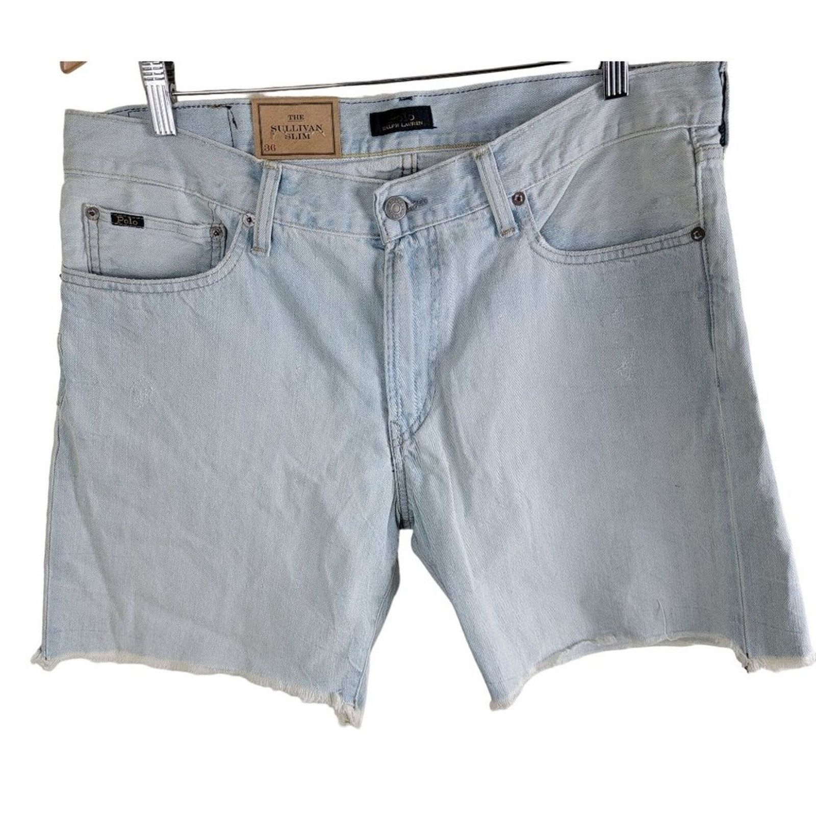 Polo Ralph Lauren Polo Ralph Lauren Sullivan Slim Cut-off Denim Shorts Size 27" / US 4 / IT 40 - 5 Thumbnail