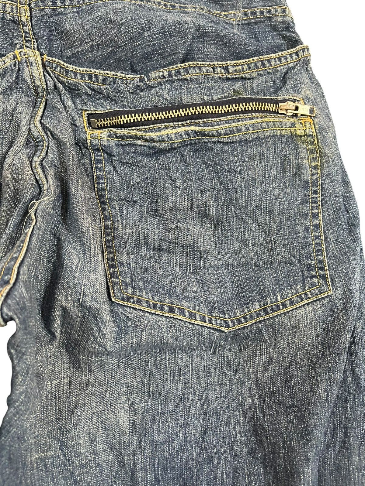 WHIZ LIMITED Vintage Whiz Limited Double Pocket Trash Denim Size US 32 / EU 48 - 9 Thumbnail