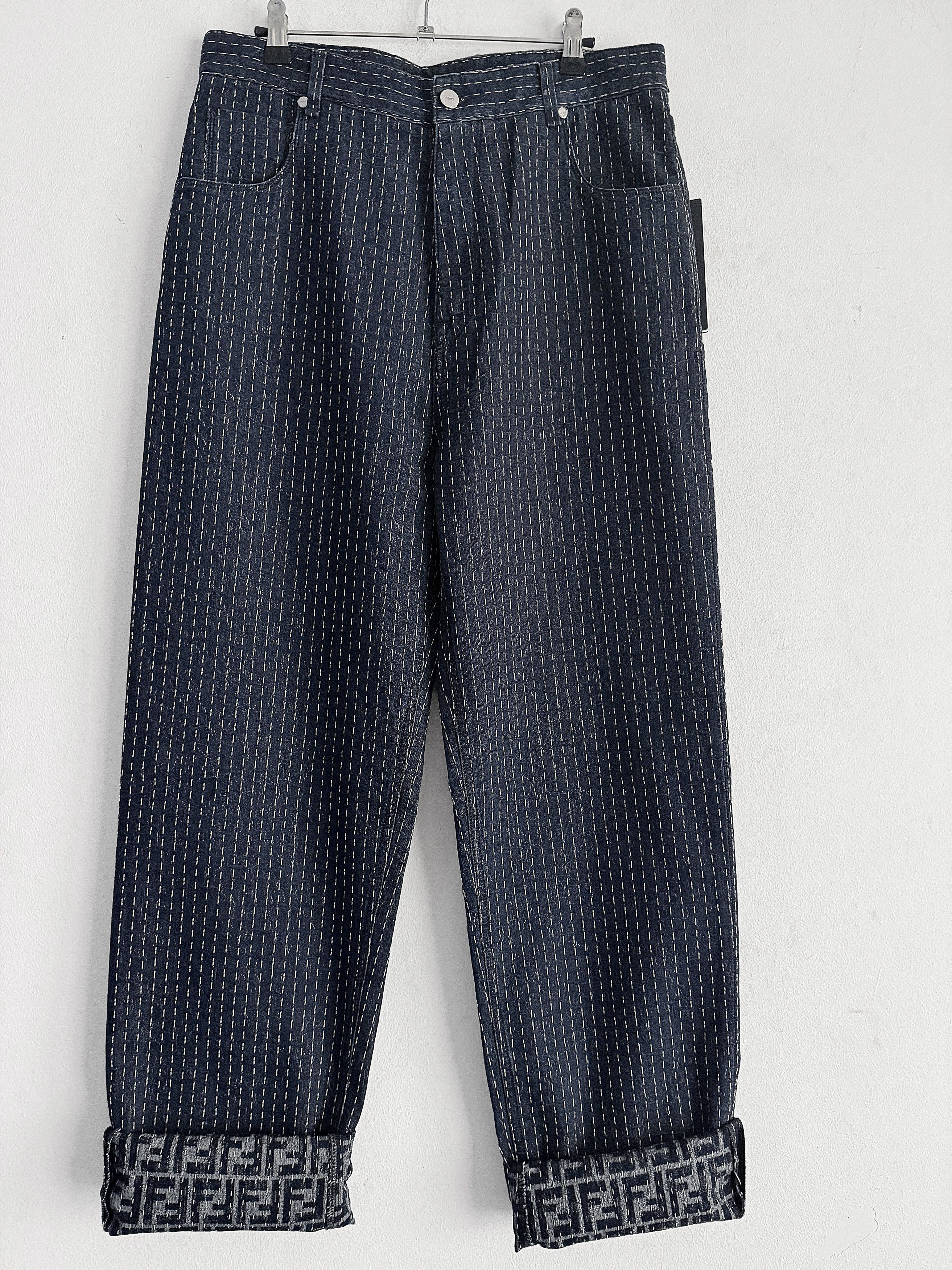 Fendi Fendi "Selleria" Stitch Denim Jeans Size US 32 / EU 48 - 4 Thumbnail