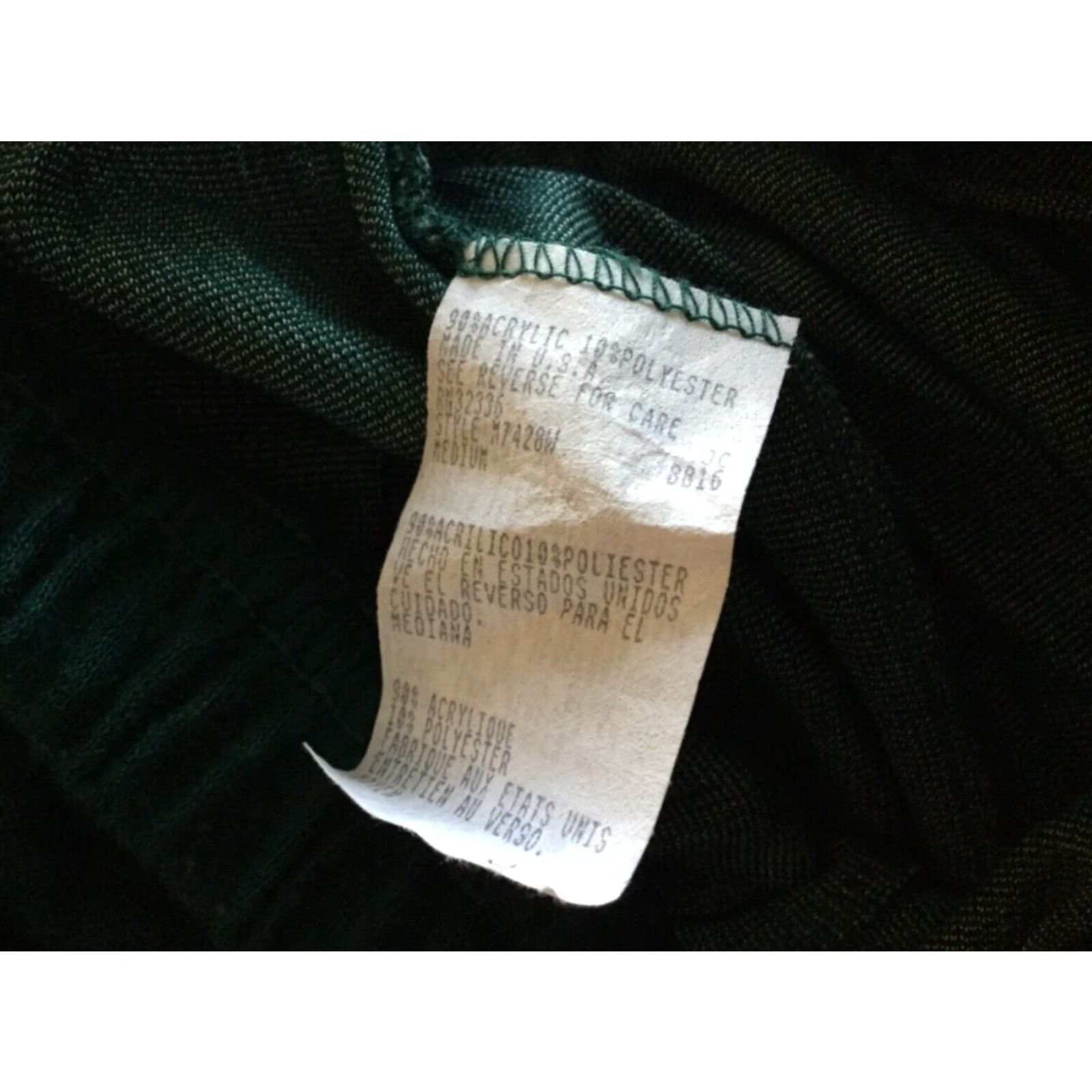 Vintage VINTAGE Bobbie Brooks Pant Suit Green Plaid Medium Womens Size 32" / US 10 / IT 46 - 5 Thumbnail