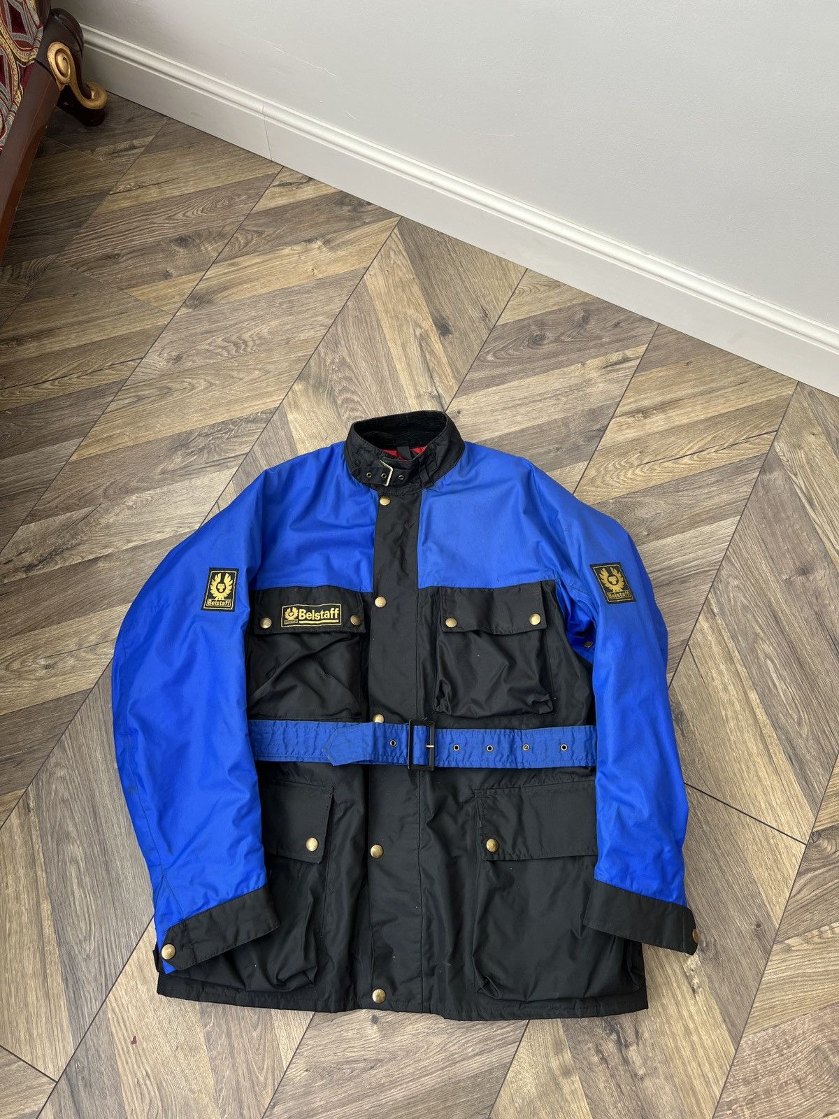 Belstaff × Vintage Vintage Belstaff Nylon Jacket Trialmaster 500 Size US L / EU 52-54 / 3 - 2 Thumbnail