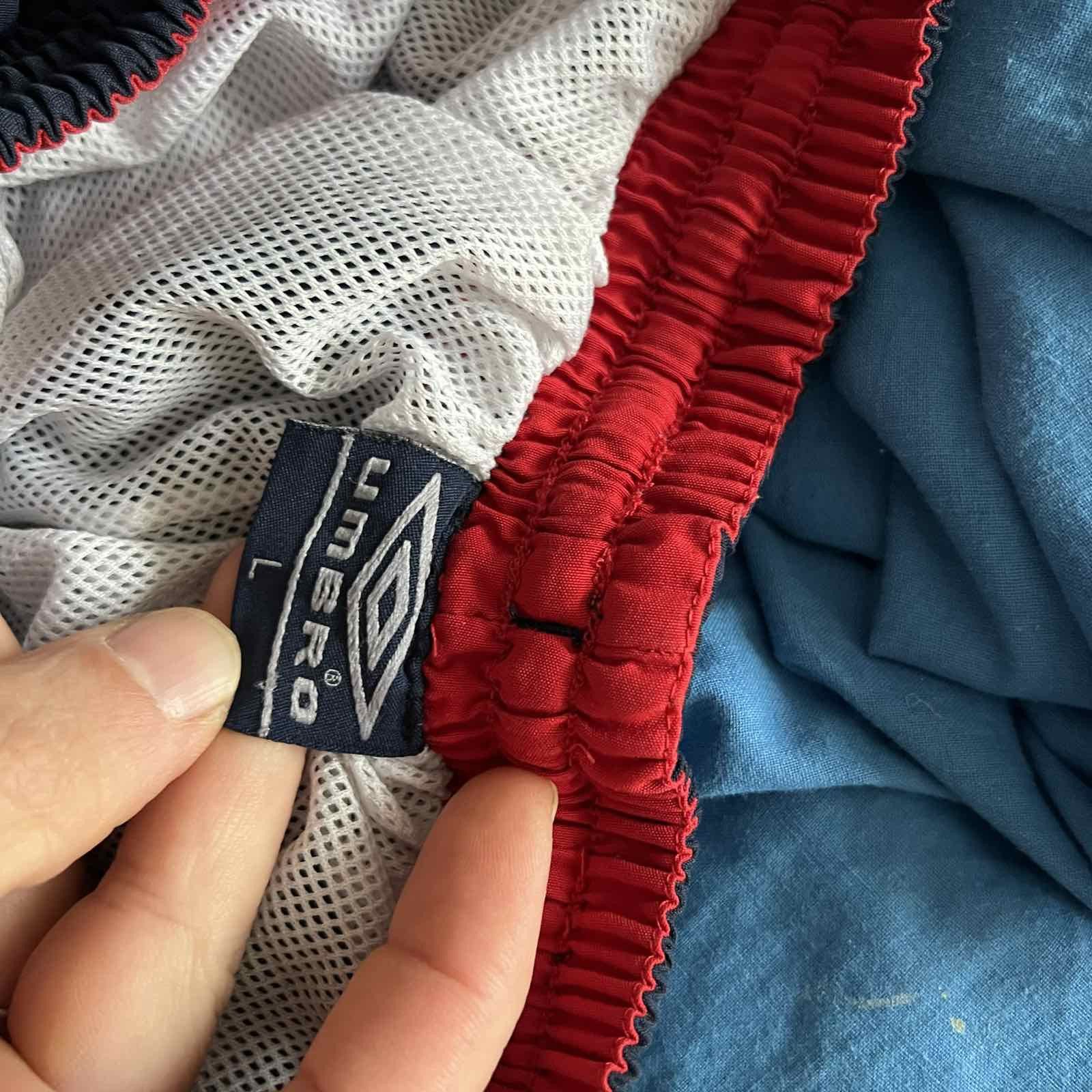 Vintage Vintage Umbro Big Logo Striped Track Pants Drill Size US 34 / EU 50 - 5 Thumbnail