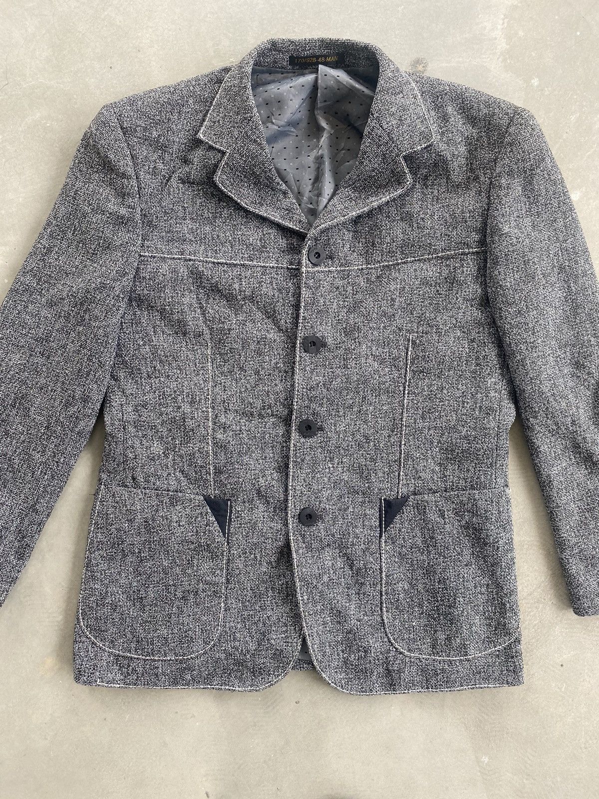 Vintage VINTAGE RARE BLAZER IRONLESS Size 48S - 2 Thumbnail
