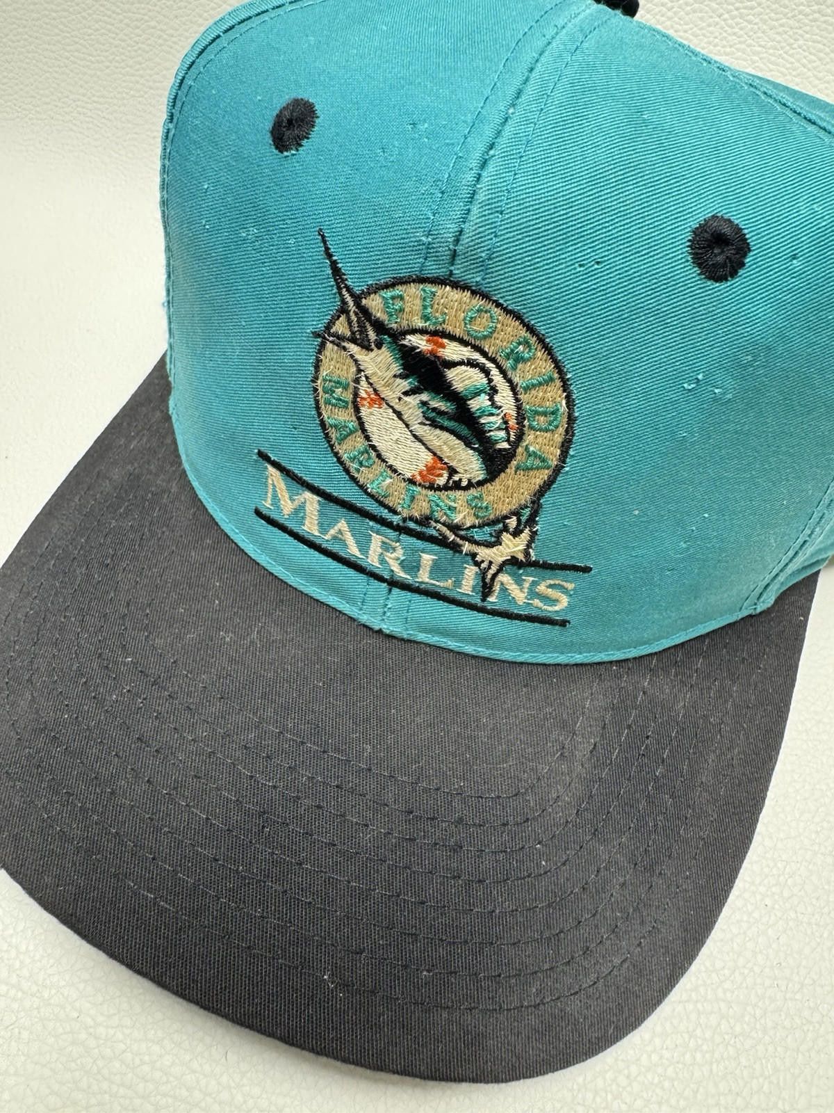 MLB Vintage MLB Florida Marlins SnapBack Hat Size ONE SIZE - 8 Thumbnail