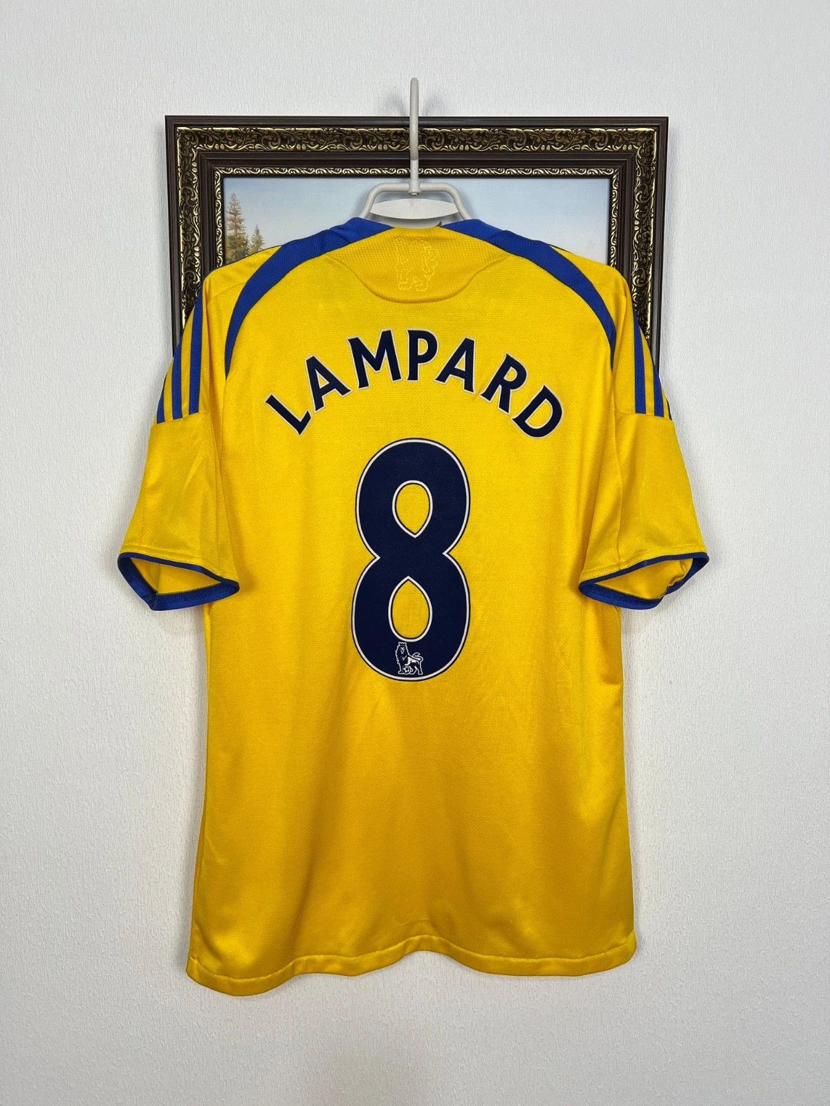 Adidas Chelsea football shirt Soccer Adidas 8 Lampard Jersey Trikot Size US M / EU 48-50 / 2 - 1 Thumbnail