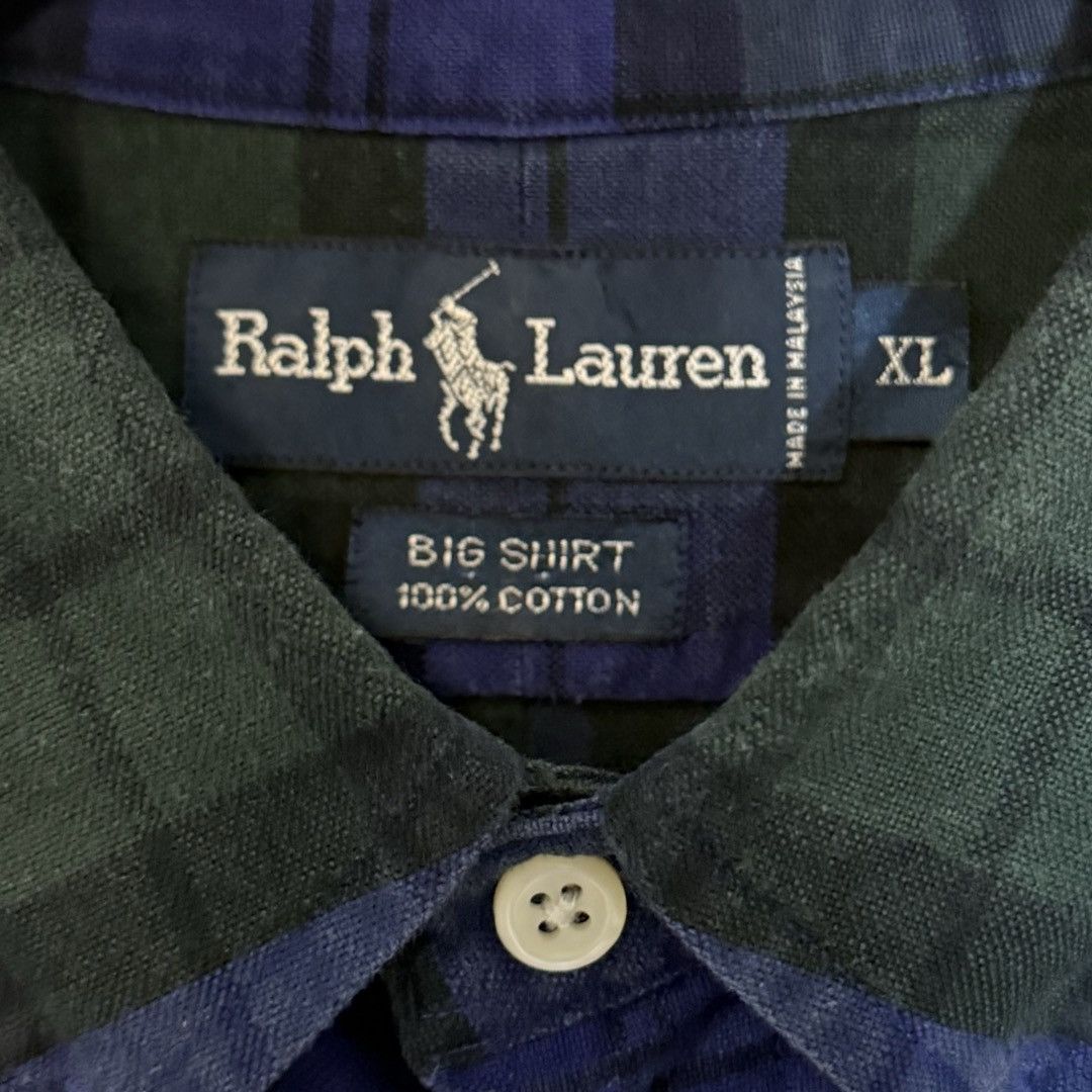 Polo Ralph Lauren Polo Ralph Lauren “The Big Shirt” Black Watch Tartan XL Size US XL / EU 56 / 4 - 4 Thumbnail