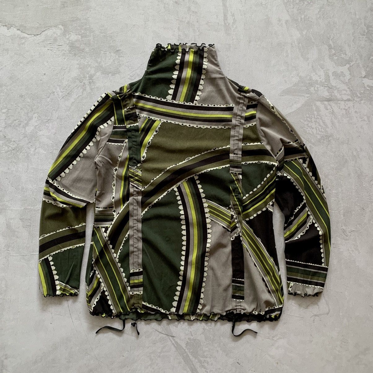 Balmain Paris Full Print Art Shirt Women