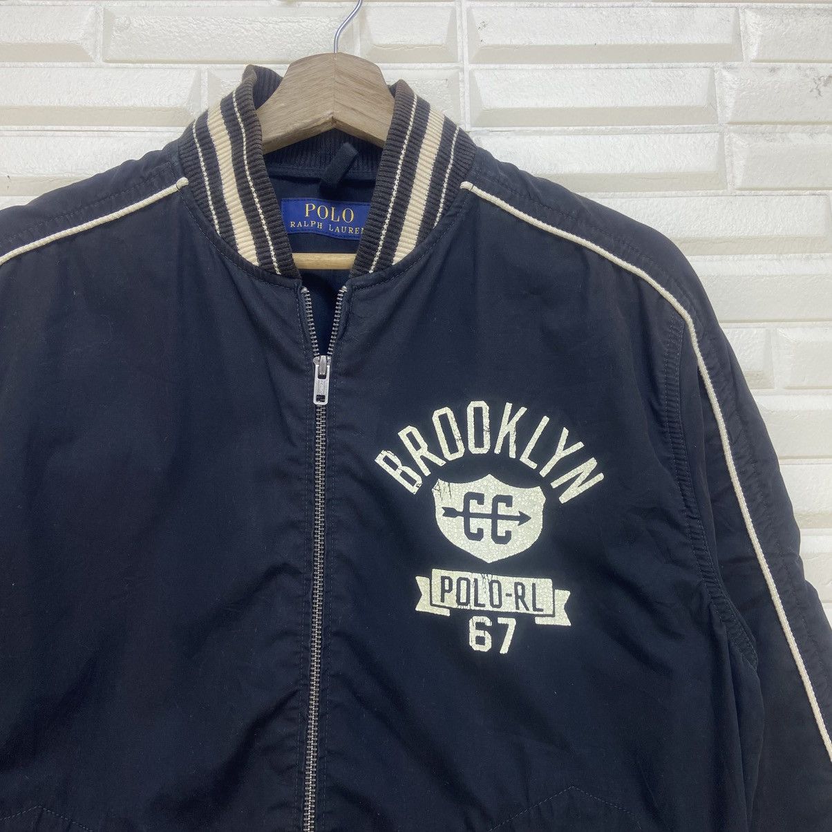 Polo Ralph Lauren Brooklyn Polo-RL 67 Bomber Style Light Jacket Size US S / EU 44-46 / 1 - 6 Thumbnail