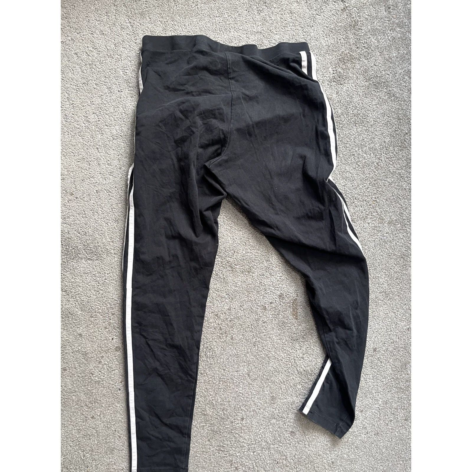 Adidas Adidas Pants Womens M Black Compression Athletic Leggings Running 26X26 Everyday Sports Size 32" / US 10 / IT 46 - 3 Thumbnail