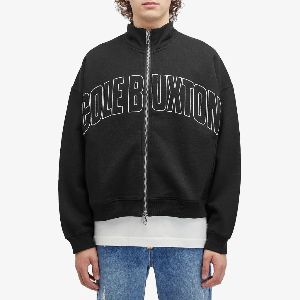 Cole Buxton Cobalt Blue Embroidered Logo Oversized Varsity Jacket Size US L / EU 52-54 / 3 - 7 Thumbnail