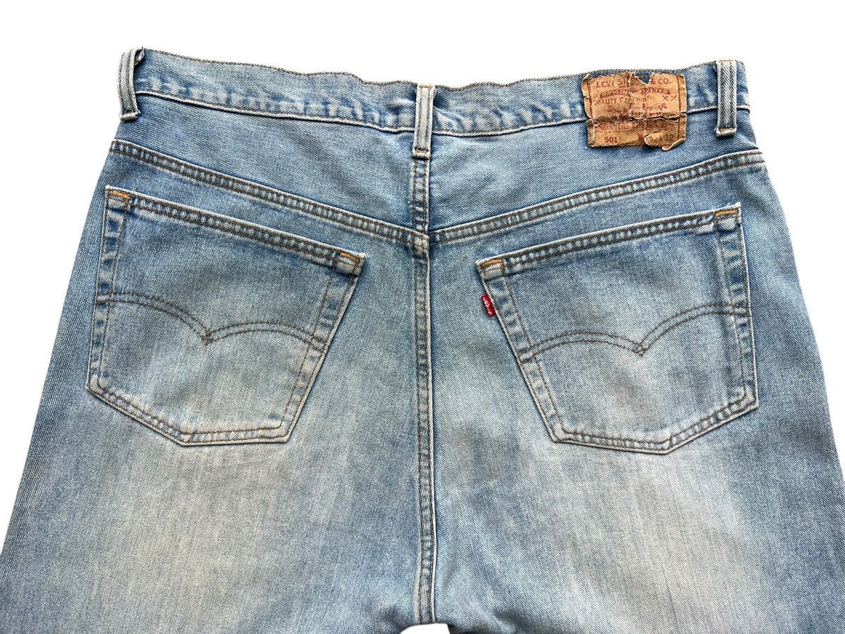 Levi's Vintage 90s Levis 501 USA Stonewash Denim Jeans 36x32 Size US 36 / EU 52 - 8 Thumbnail