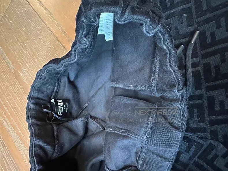 Fendi Fendi Double F Logo Elastic Waist Casual Pants Size US 32 / EU 48 - 3 Thumbnail