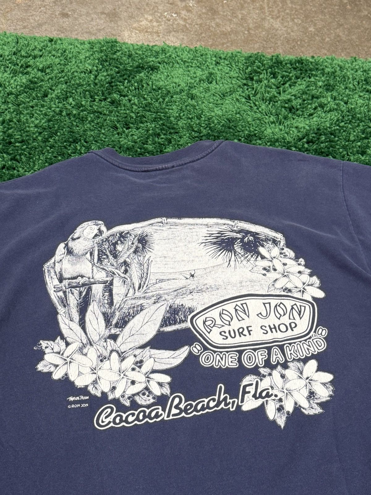 Ron Jon Surf Shop Ron Jon Surf Shop Navy Skate Store Beach Bum Tee 2XL XXL Size US XXL / EU 58 / 5 - 5 Thumbnail