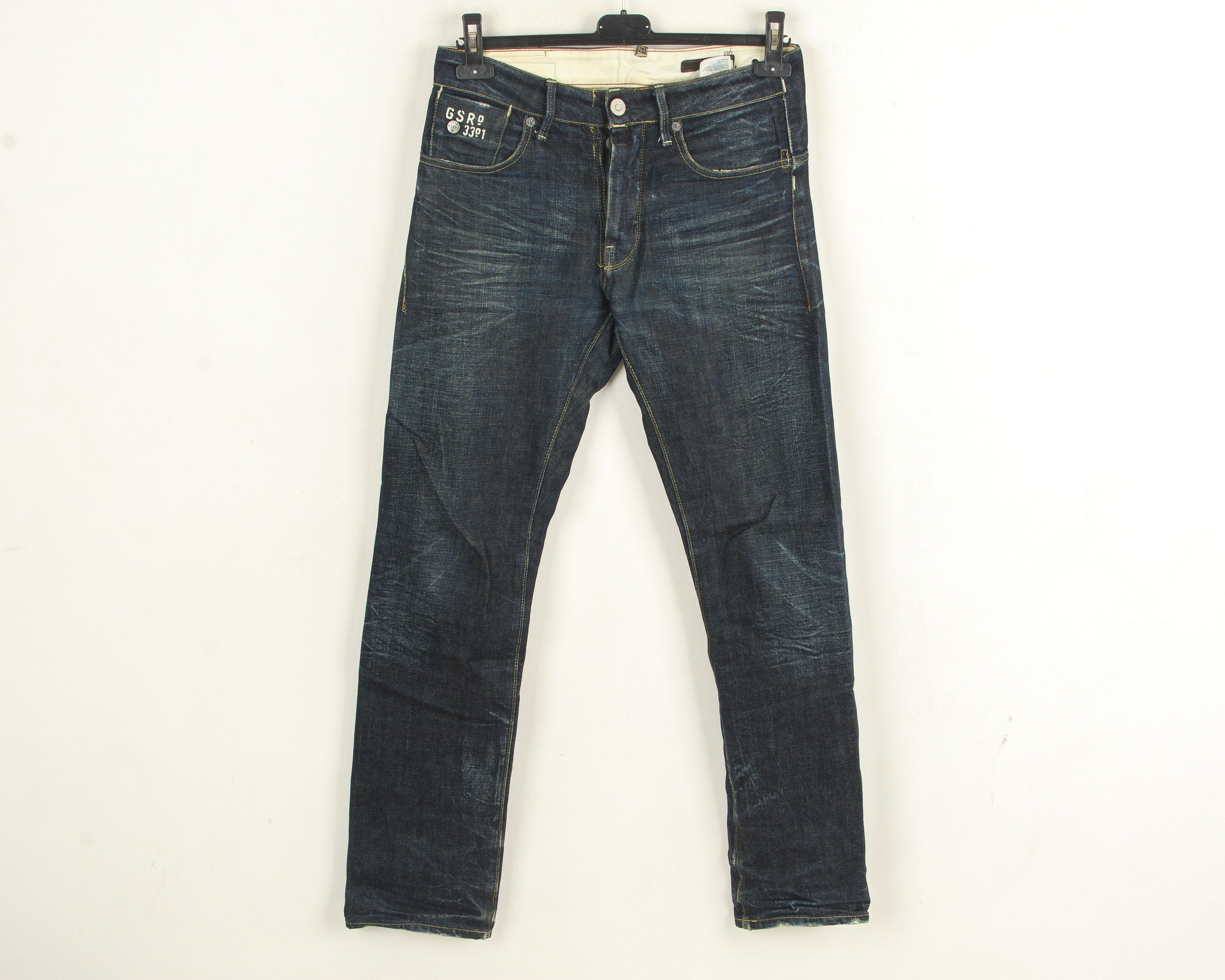 G-Star G STAR RAW Structor Slim Mens W30 L32 Jeans Denim Pants 3301 Size US 30 / EU 46 - 1 Thumbnail