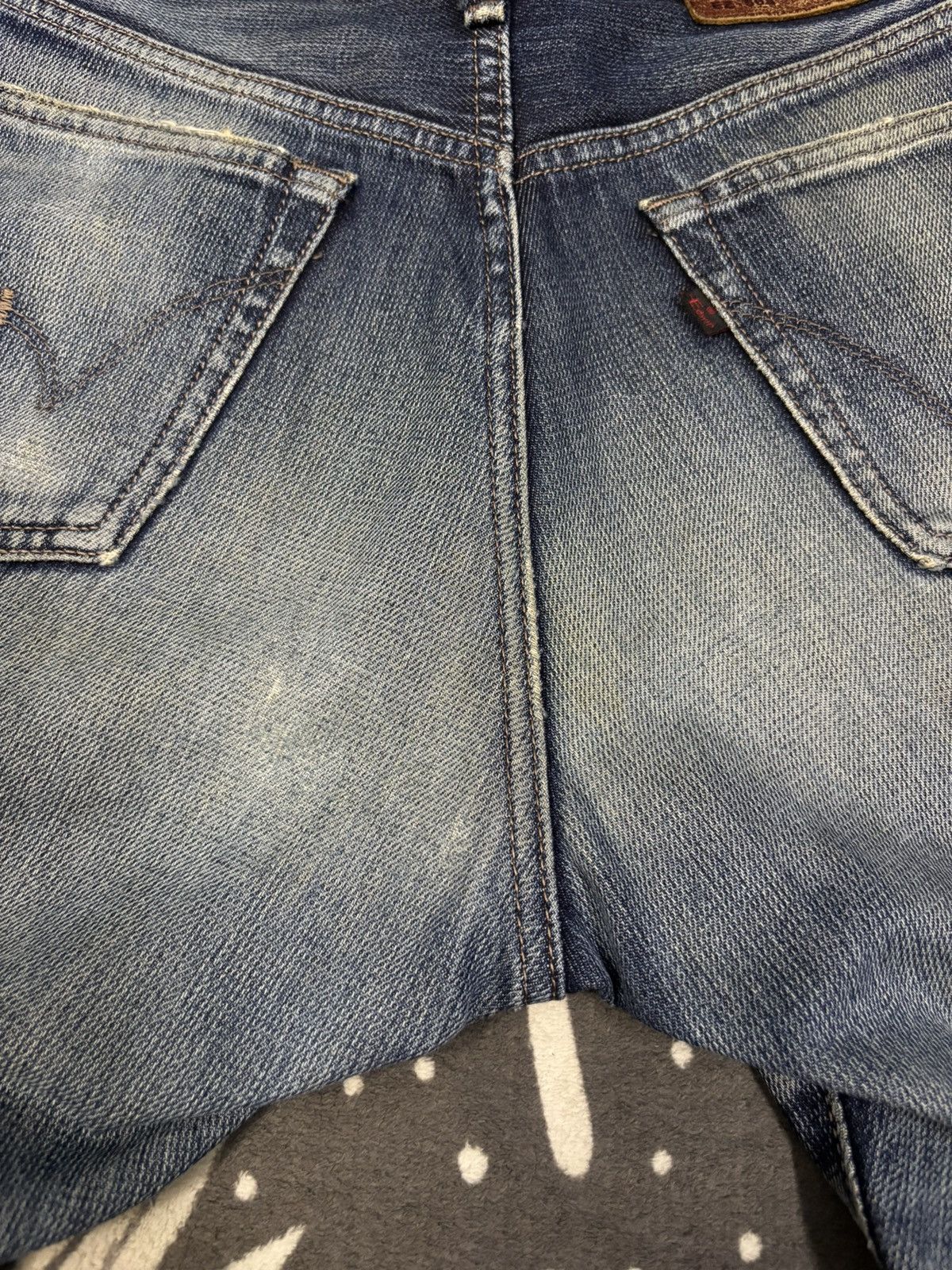 Edwin Edwin EZ-503 E Function Whiskers Rusty Wash Loose Fit Jeans Size US 29 - 13 Thumbnail