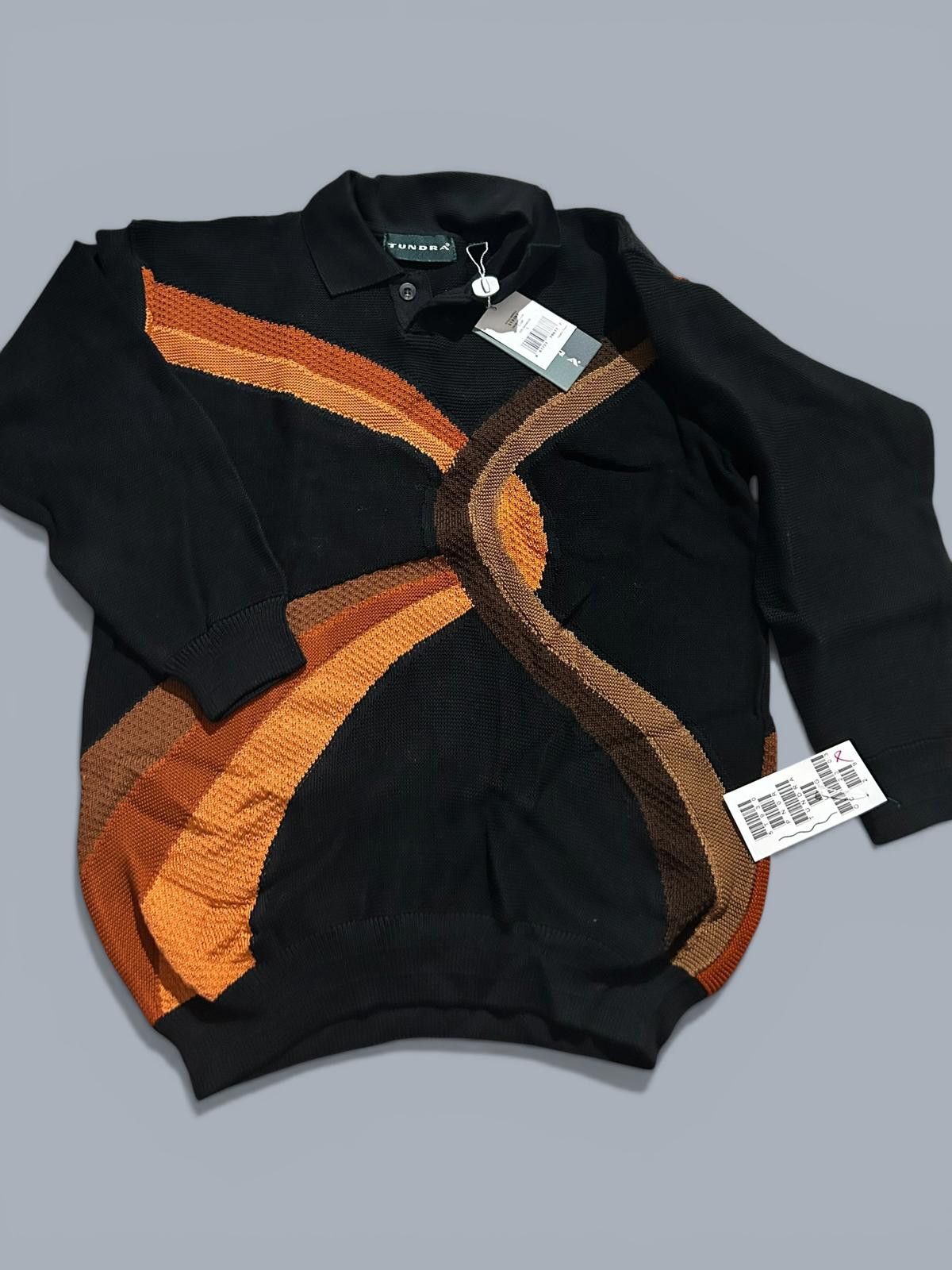 Tundra 2X Vintage Nineties 3D Coogi Tundra Knit Sweaters LARGE NWT Size US L / EU 52-54 / 3 - 2 Thumbnail