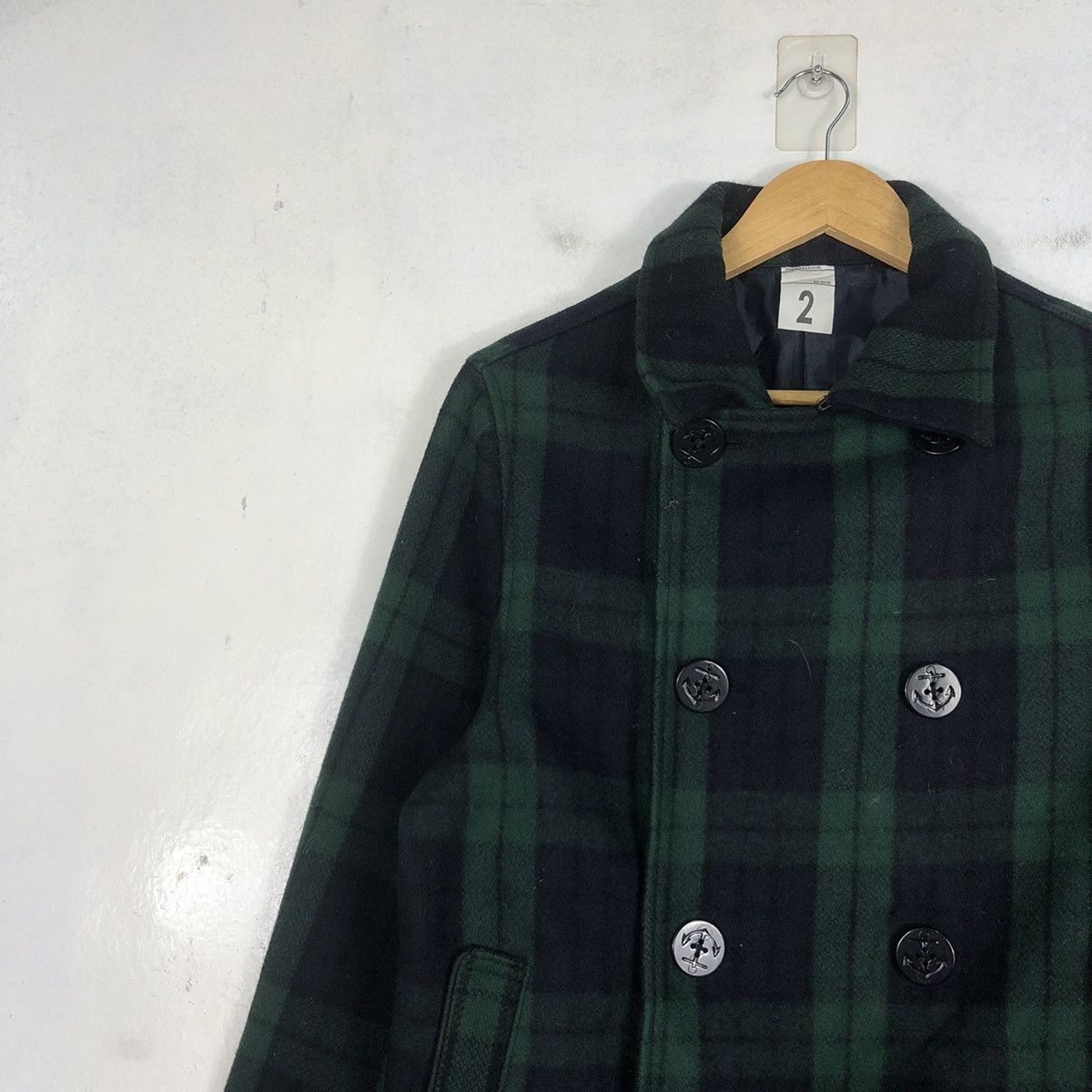 Japanese Brand TARTAN DUFFLE COAT Size M / US 6-8 / IT 42-44 - 6 Thumbnail