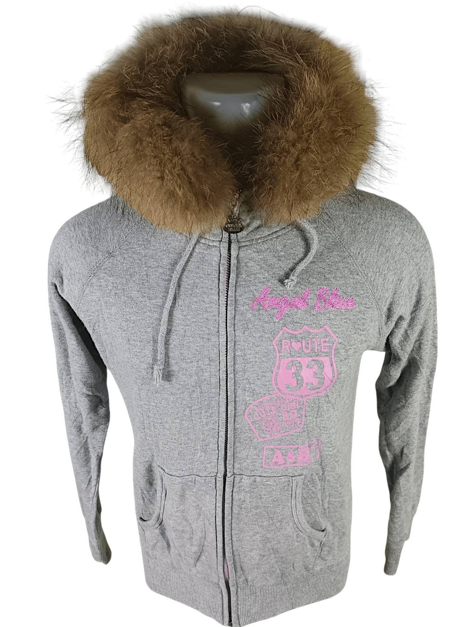 Angel Blue × Japanese Brand × Le Grande Bleu (L.G.B.) "ANGLE 💙 BLUE" R❤️ute 33 Fur Hoodie LGB Style Size US L / EU 52-54 / 3 - 3 Thumbnail