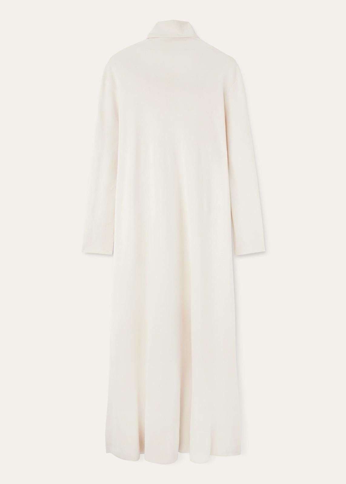 Loro Piana o1srvl11e1125 FAO5180 Lyskamm Dress in White Size L / US 10 / IT 46 - 2 Thumbnail