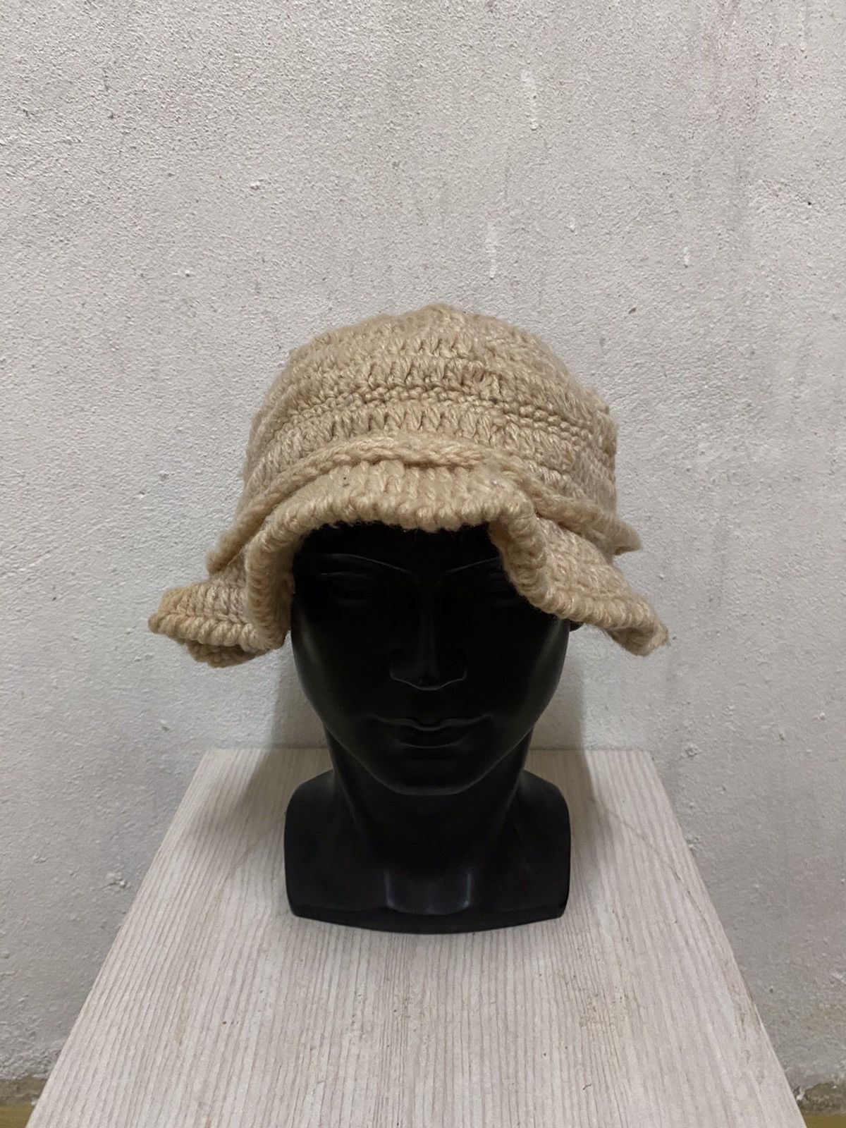 Japanese Brand Japanese Brand Knit Bucket Hat Size ONE SIZE - 2 Thumbnail