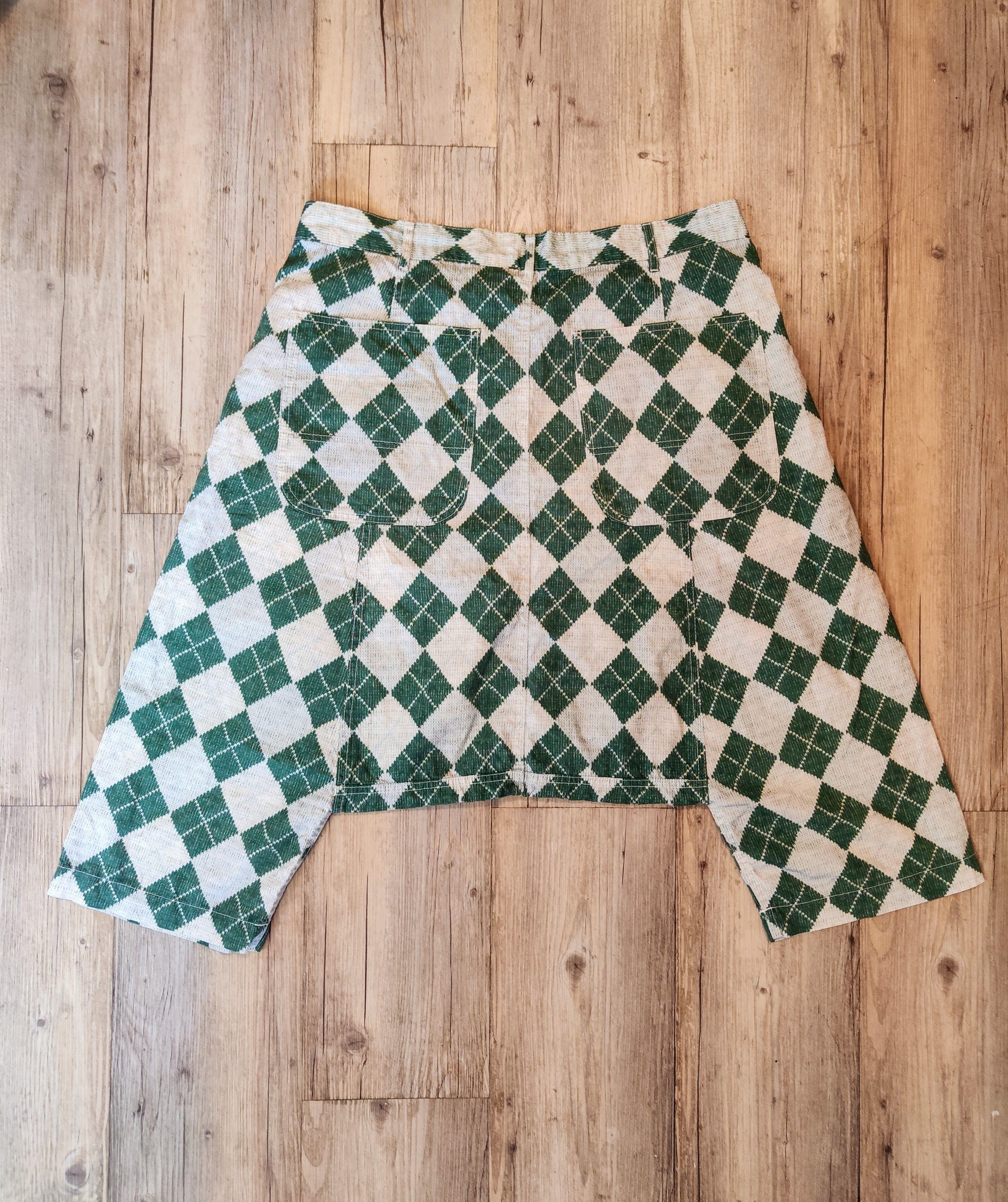 Comme des Garcons Plaid pattern cropped pants Size US 32 / EU 48 - 2 Thumbnail