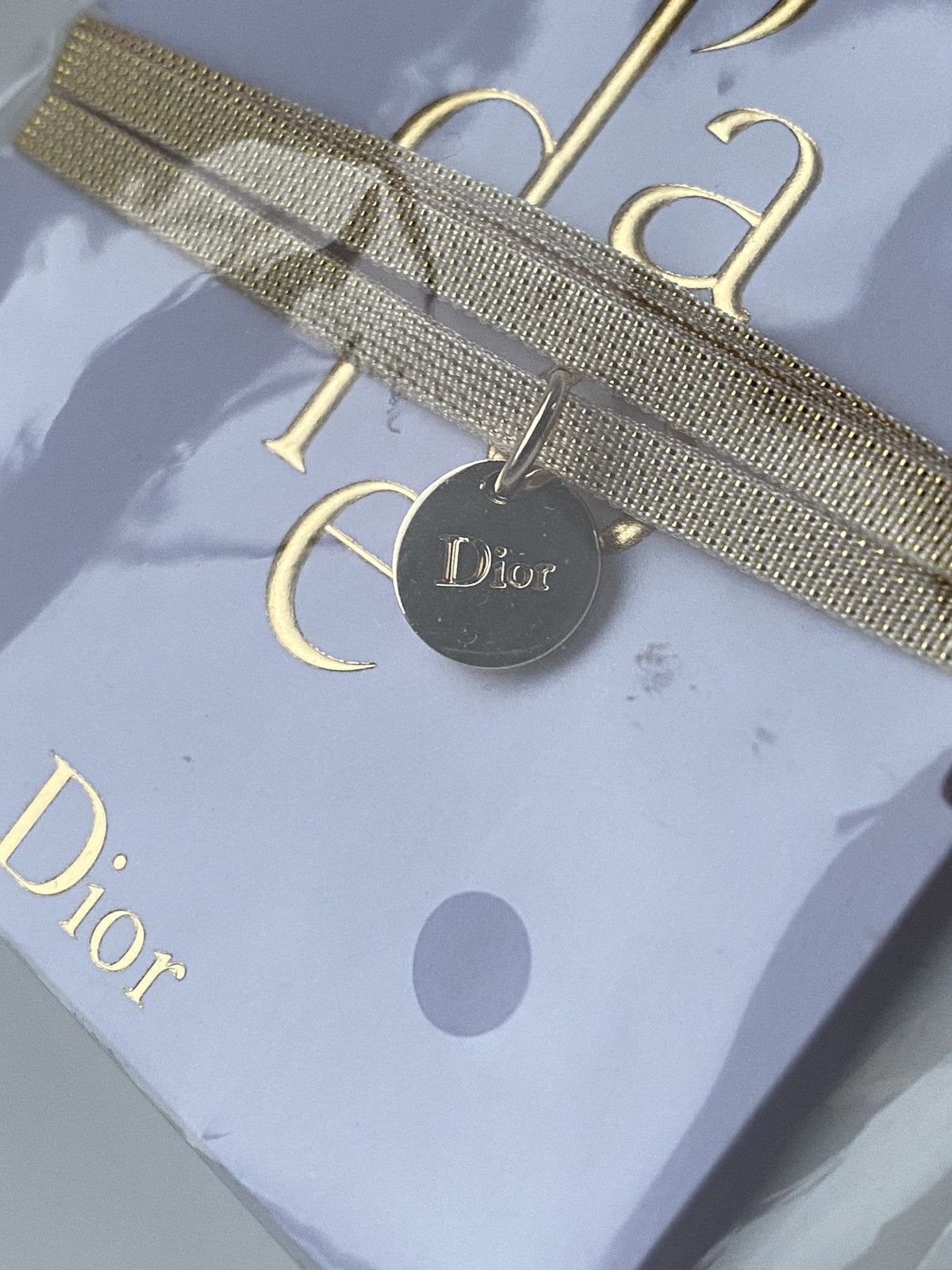 Designer × Dior NEW! Dior j’adore gold bracelet with charm Size ONE SIZE - 2 Thumbnail
