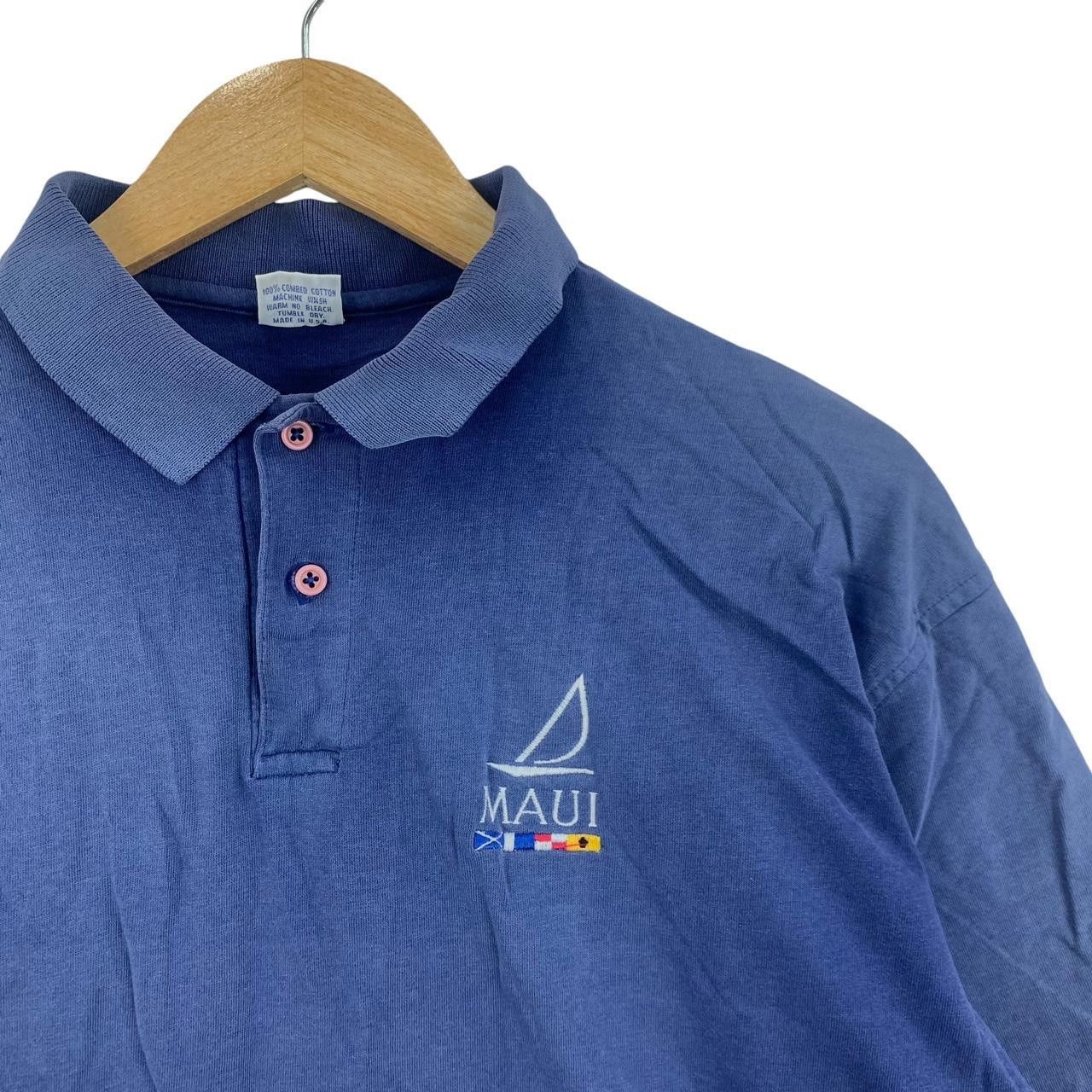Vintage Vintage 80’ CRAZY SHIRTS ALOHA Sun Faded Polo Tee Shirt Size US L / EU 52-54 / 3 - 5 Thumbnail