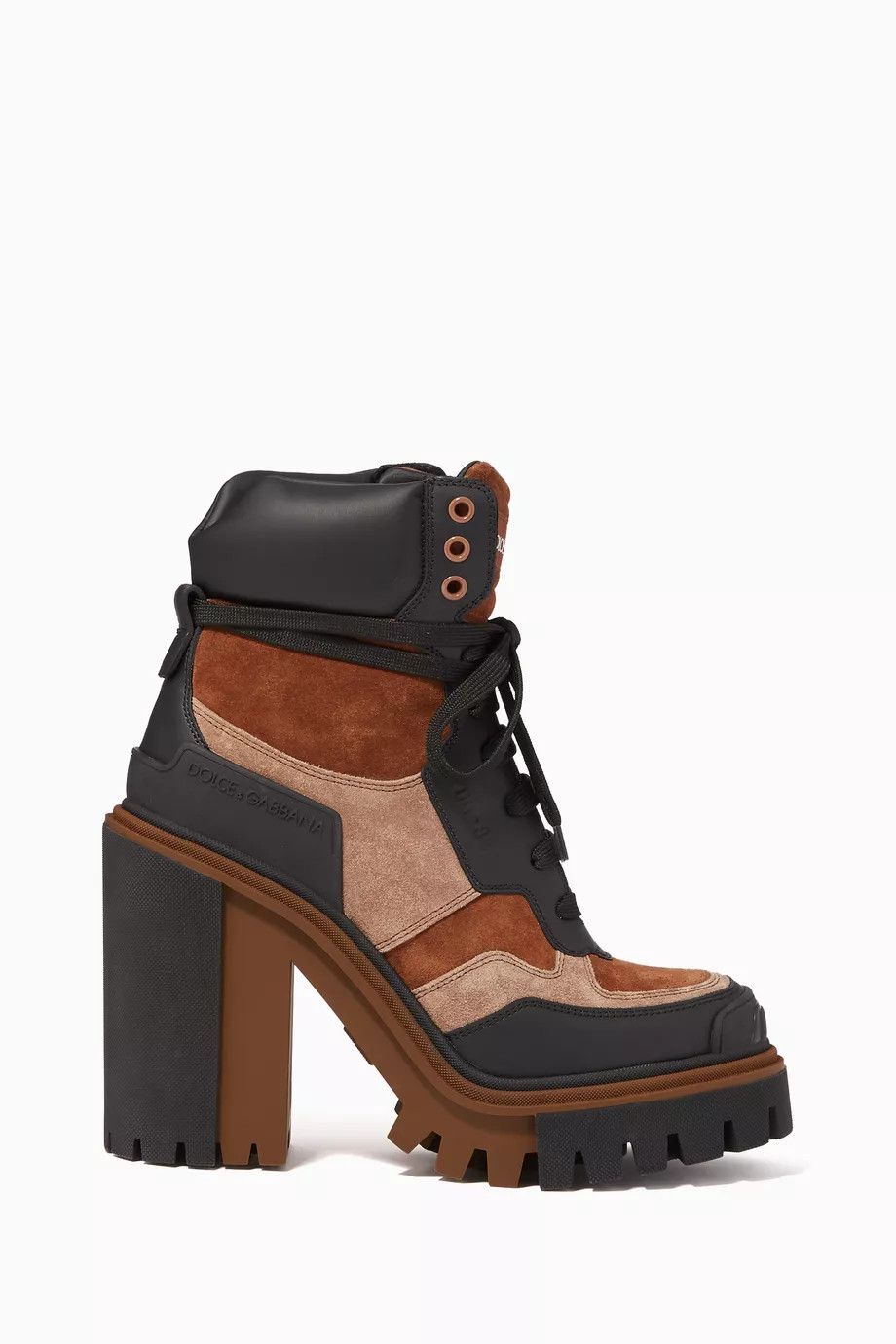 Dolce & Gabbana o1y0825 Lace-Up Ankle Boots in Multicolor Size US 4 / IT 34 - 2 Thumbnail