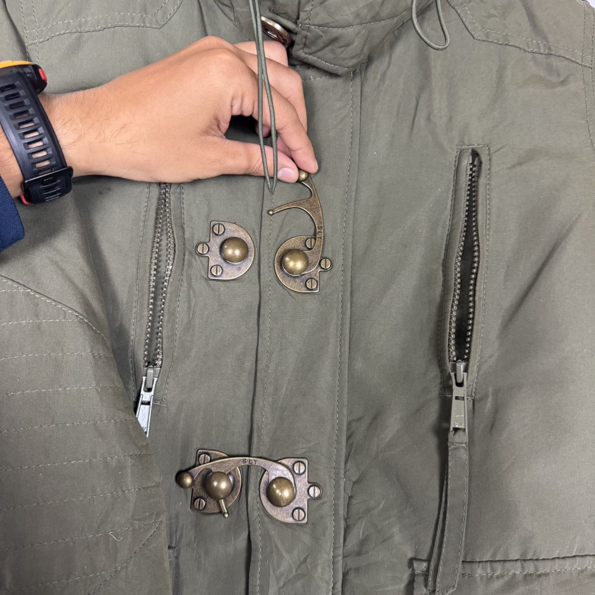 SLY SLY Military Amelia Hooked Button Parka Size XS / US 0-2 / IT 36-38 - 15 Thumbnail