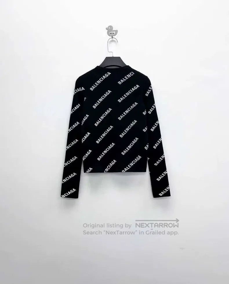 Balenciaga Balenciaga Black and White Bullet Screen Printed Alphabet Size M / US 6-8 / IT 42-44 - 2 Thumbnail