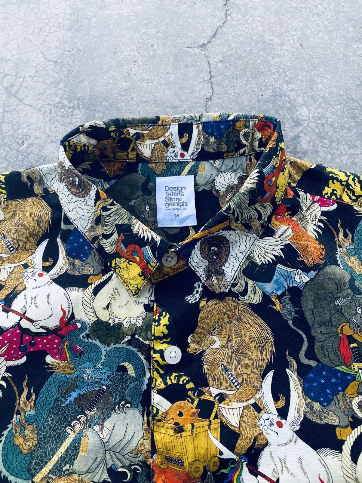 Japanese Brand Ayako Ishiguro Art Printed Shirt Button Ups Size US M / EU 48-50 / 2 - 6 Thumbnail