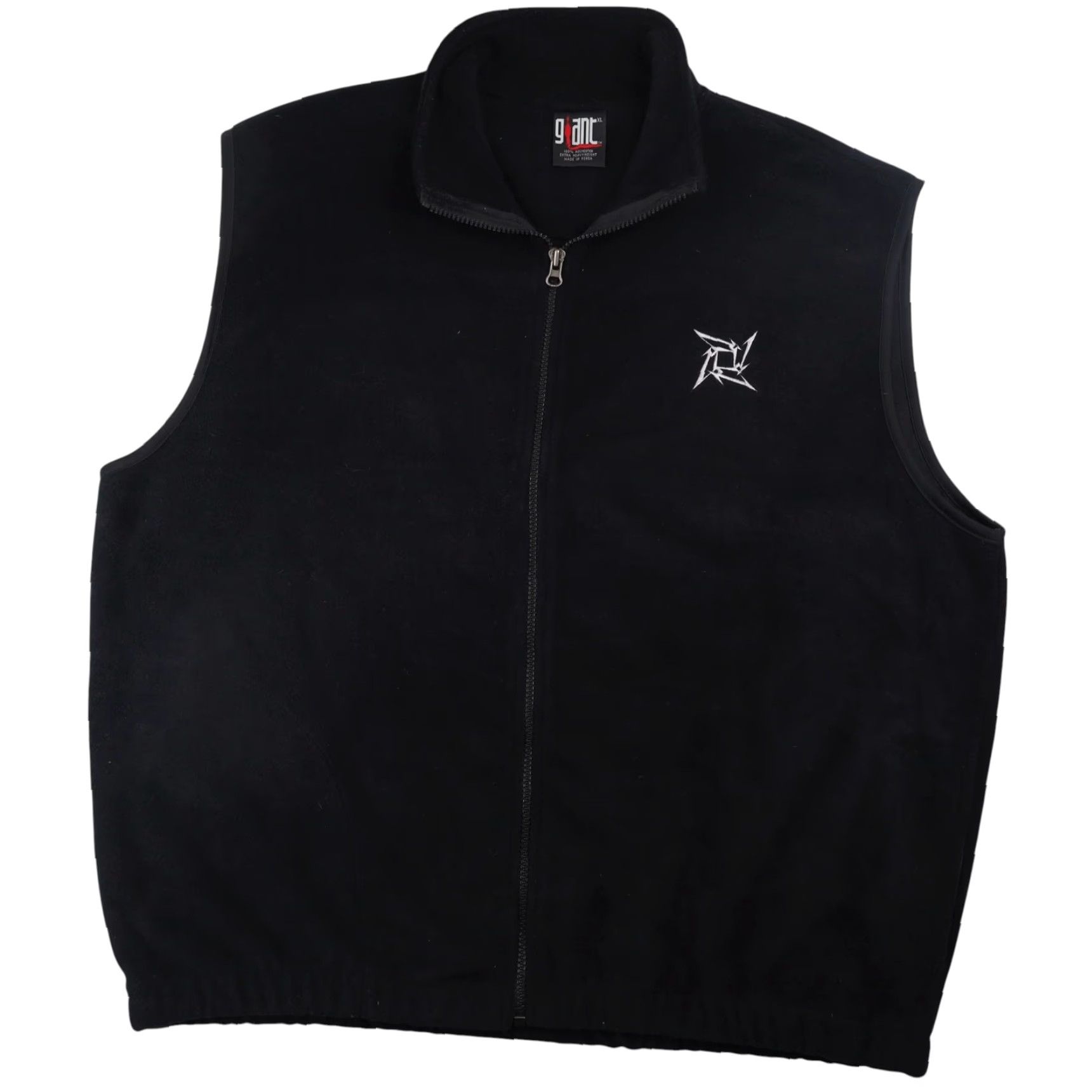 Logo 7 **Vintage Giant Metallica Logo Fleece Vest XL Black** User: Vintage Giant Metallica Logo Fleece Vest Black XL Size US XL / EU 56 / 4 - 2 Thumbnail