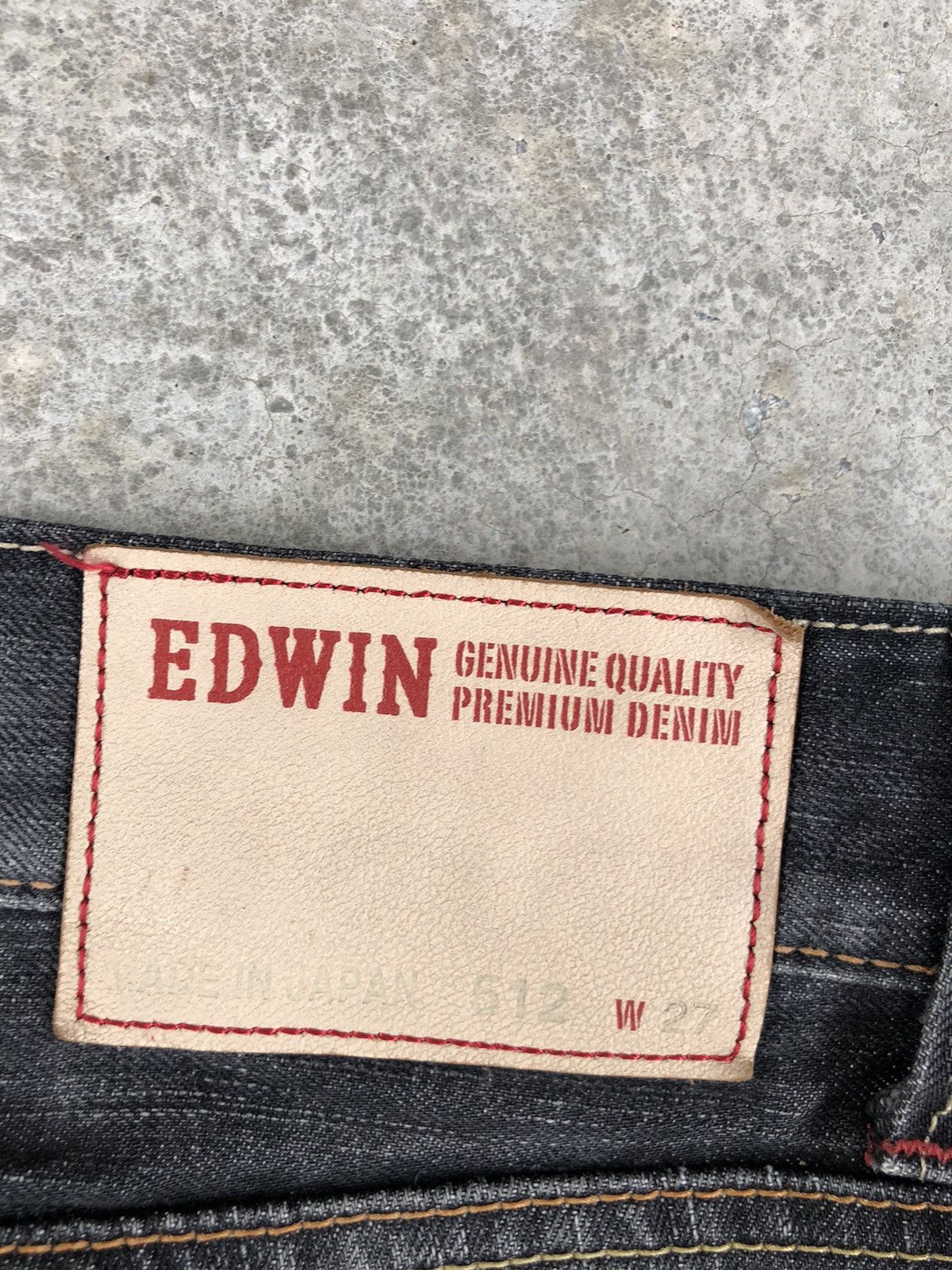 If Six Was Nine Japanese Edwin Flared Jeans Distressed Jeans 512 Size US 29 - 18 Thumbnail
