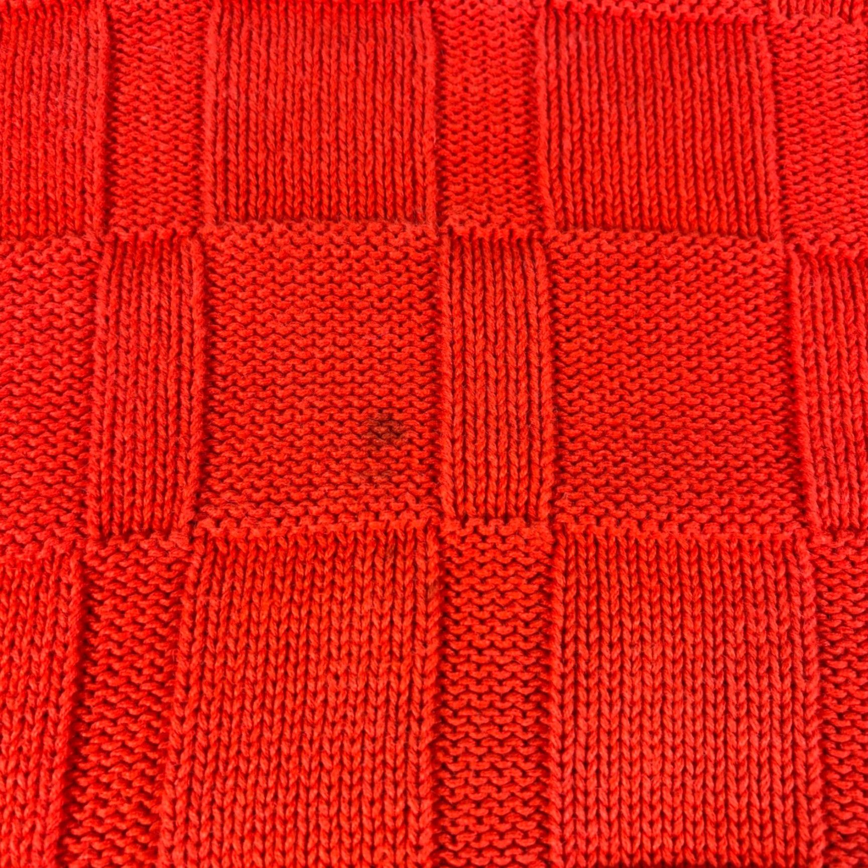 Gap GAP Men's Orange Checkerboard Knit Sweater XL Ramie Cotton Pullover Vintage Ramie Cotton Blend Crew Neck Waffle-Knit Geometric 90s Casual Mens Size US XL / EU 56 / 4 - 6 Thumbnail