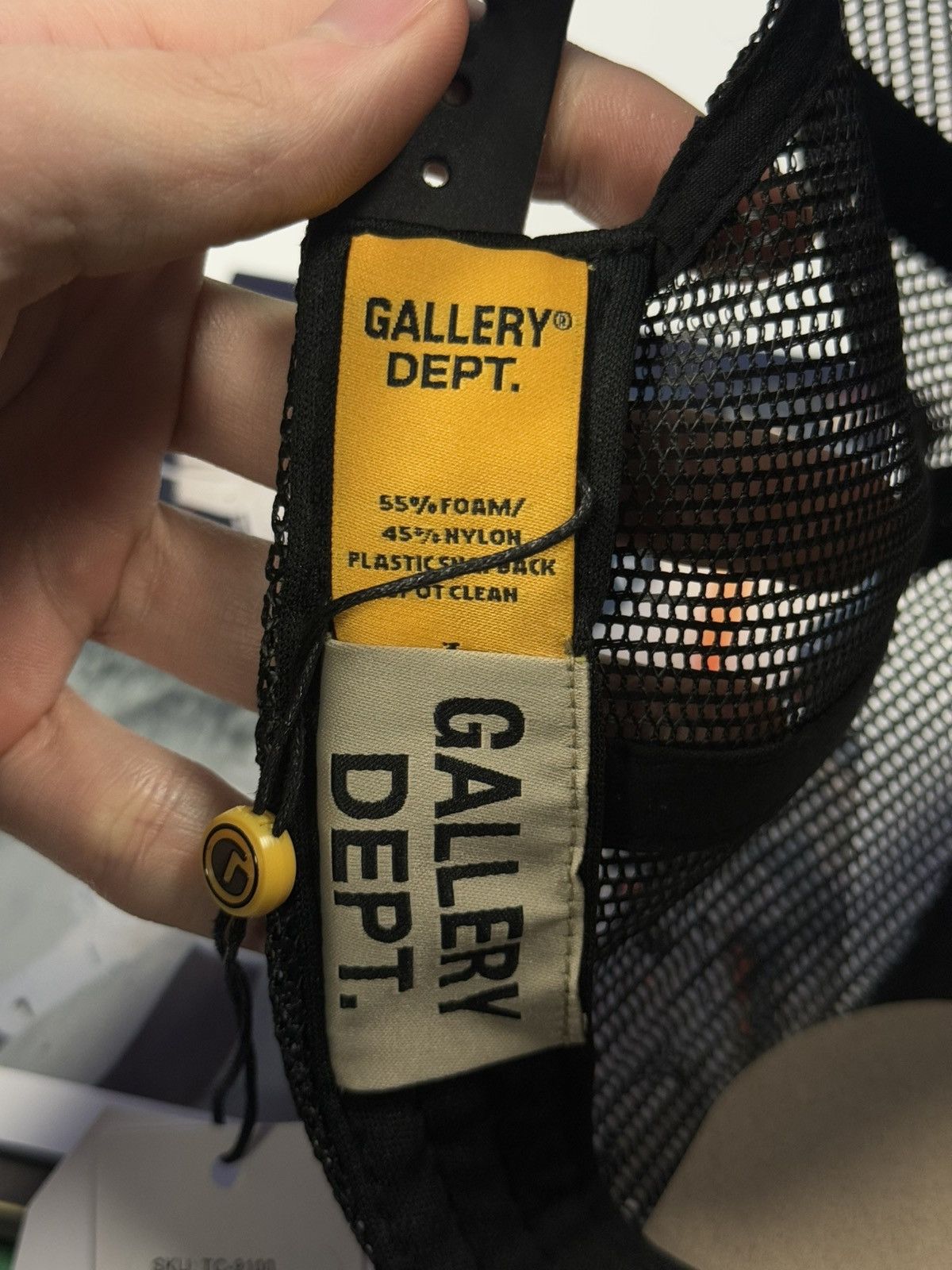 Gallery Dept. Gallery DEPT SnapBack Adjustable Hat Black Yellow (NEW) Size ONE SIZE - 10 Thumbnail