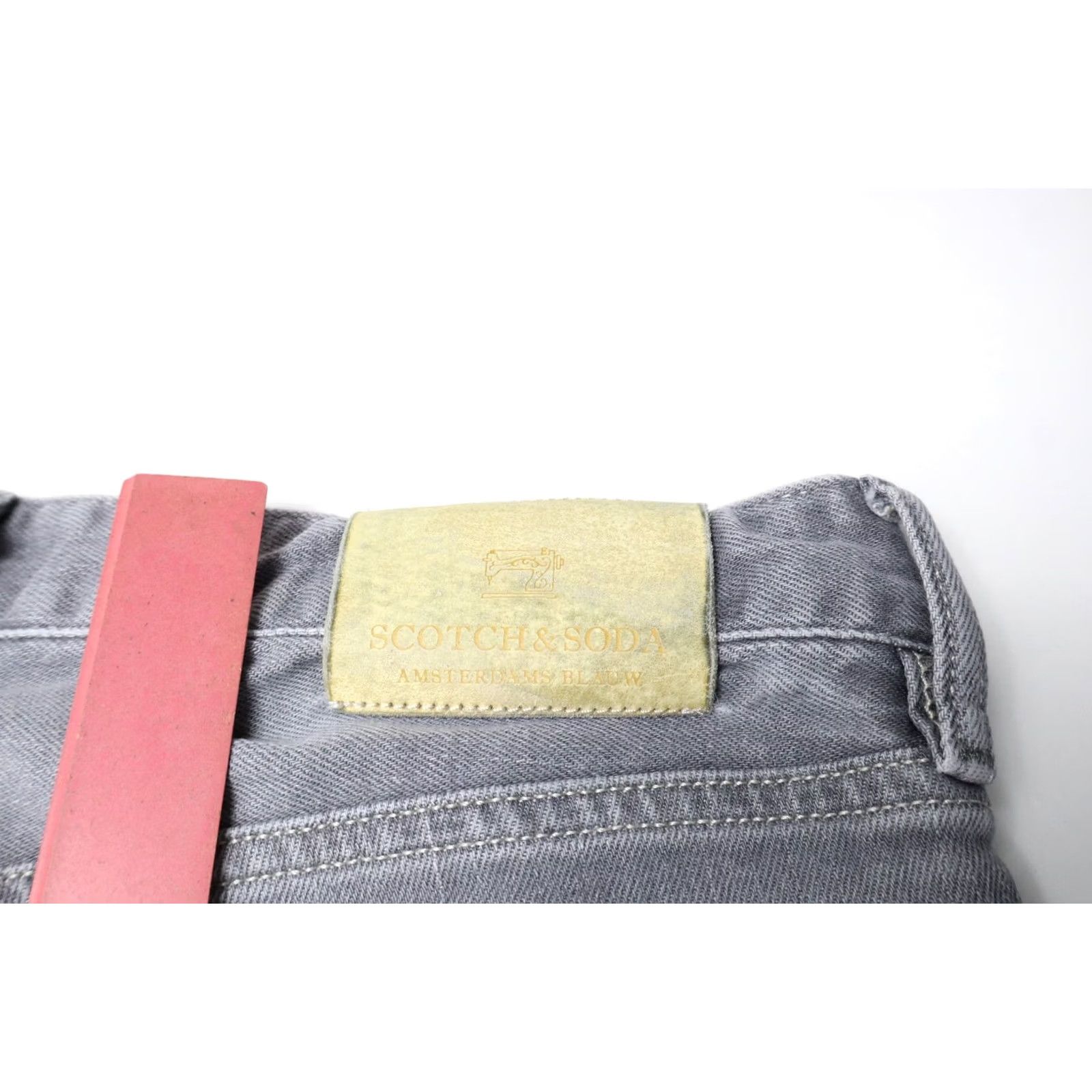 Scotch & Soda SCOTCH & SODA Ralston Jeans Men's W30/L32 Grey Slim Faded Whiskers Button Fly Jeans Size US 30 / EU 46 - 8 Thumbnail