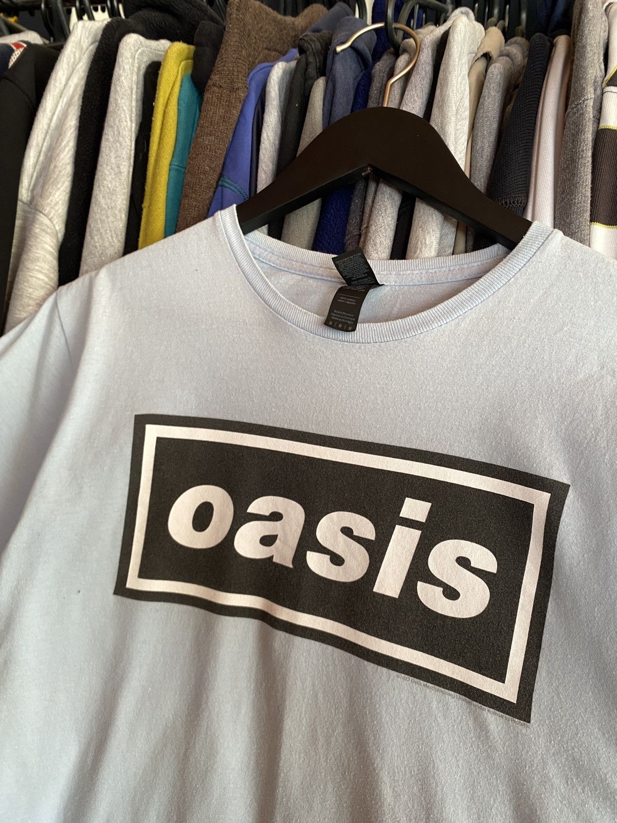 Band Tees OASIS VINTAGE T-SHIRT BOX LOGO Y2k Size US M / EU 48-50 / 2 - 2 Thumbnail