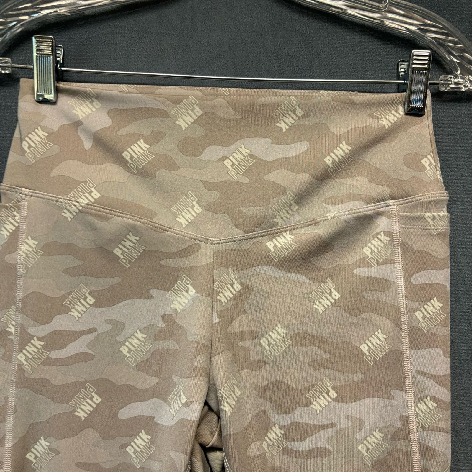 Pink Pink Active Camo Legging All Over Logo Print Womens Medium Size 25" / US 0 / IT 36 - 2 Thumbnail