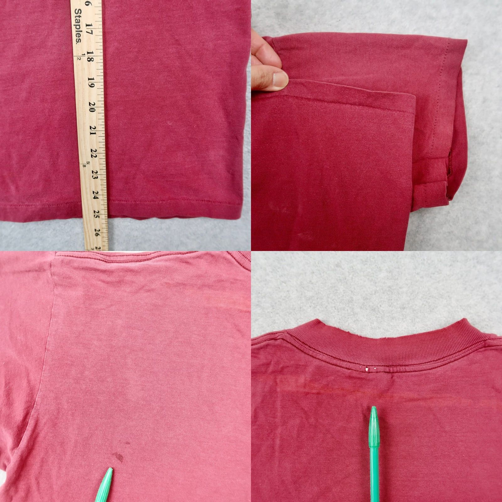 Vintage VINTAGE Oneita ASU Sun Devils Shirt Large Red 90s Arizona State Single Stitch Mens Size US L / EU 52-54 / 3 - 9 Thumbnail