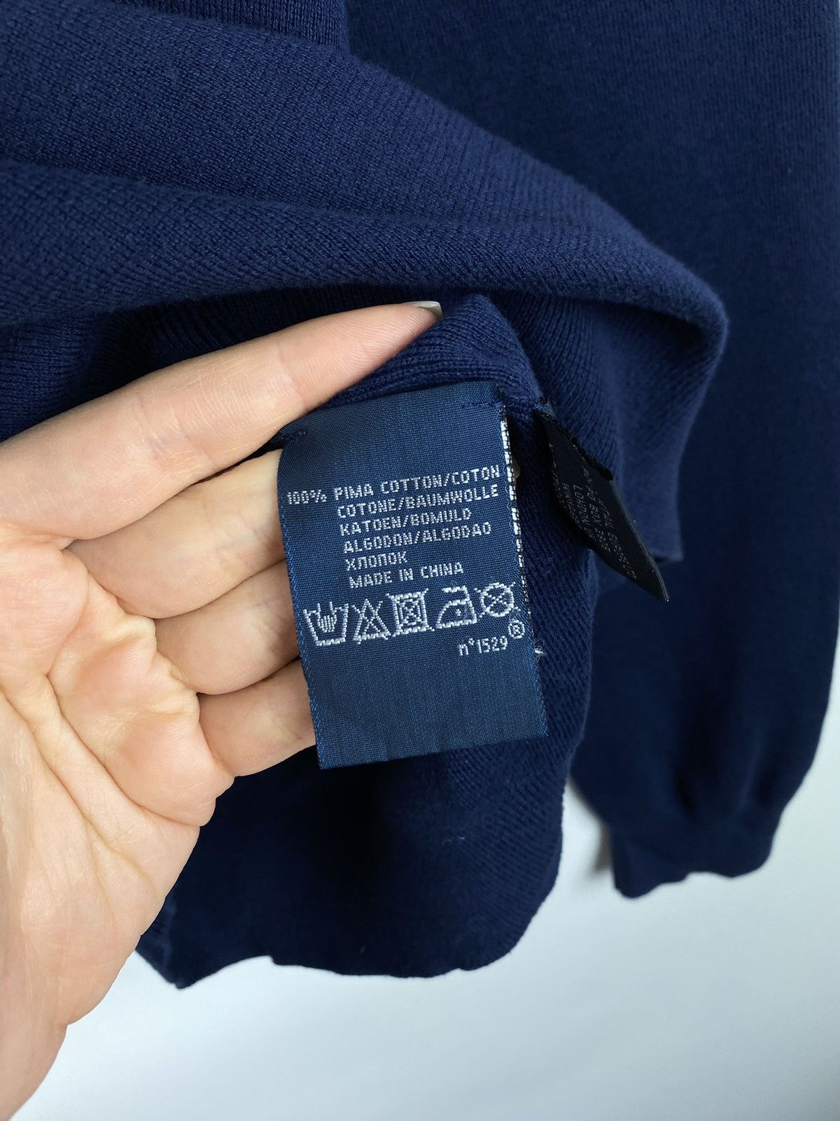 Vintage Polo by Ralph Lauren vintage men’s cotton sweater pullover Size US M / EU 48-50 / 2 - 14 Thumbnail