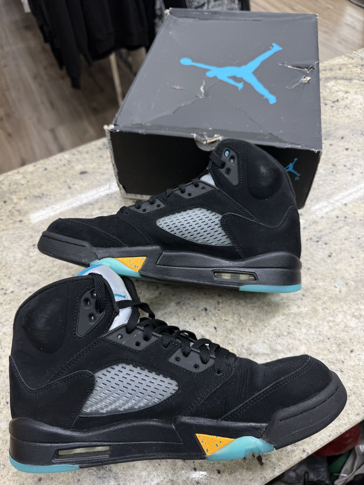 Jordan Brand Jordan 5 Retro Aqua Size US 11 / EU 44 - 2 Thumbnail