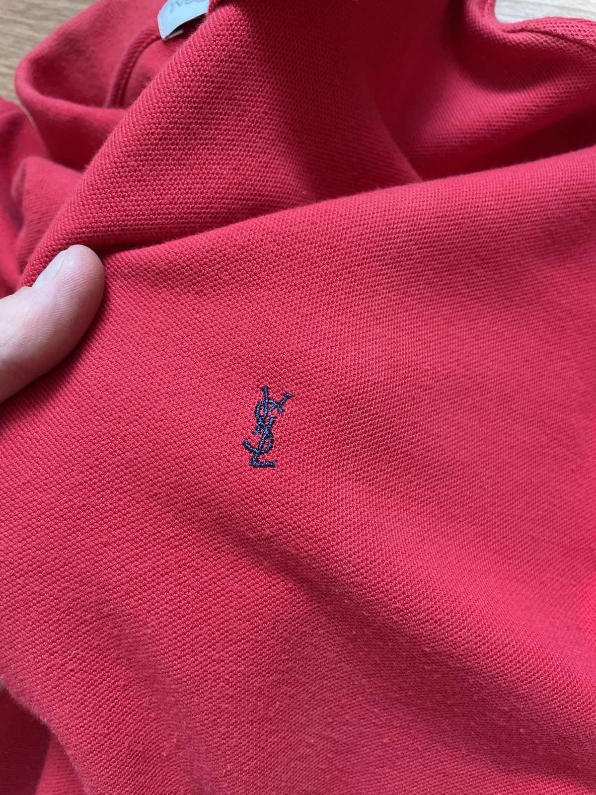 Yves Saint Laurent Vintage Yves Saint Laurent Men’s Red Polo T Shirt Size US XL / EU 56 / 4 - 9 Thumbnail