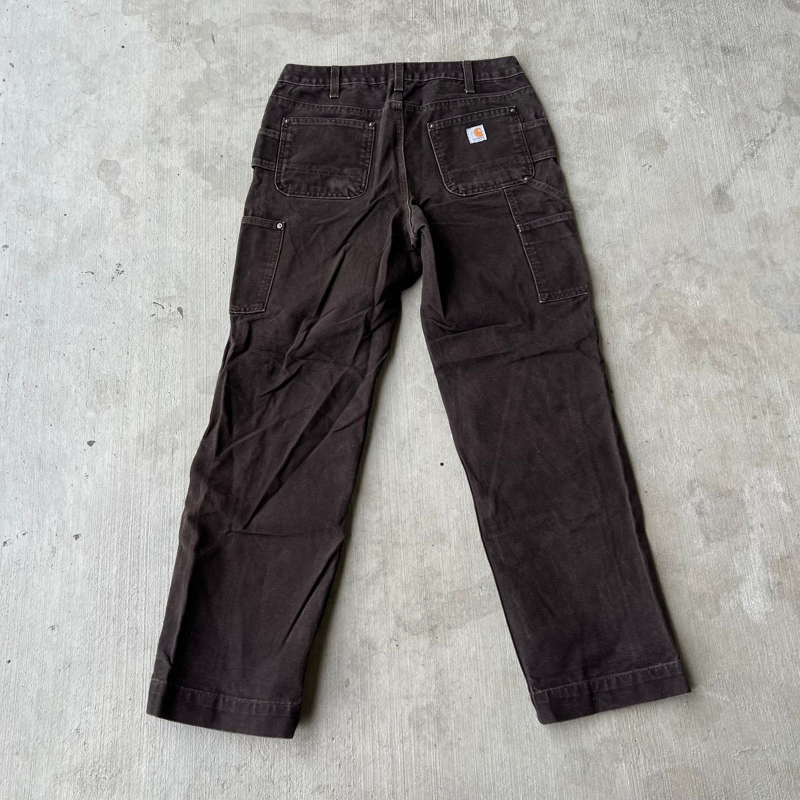 Carhartt × Vintage Carhartt WOMENS brown double knee work wear carpenter pants Size US 31 - 3 Thumbnail