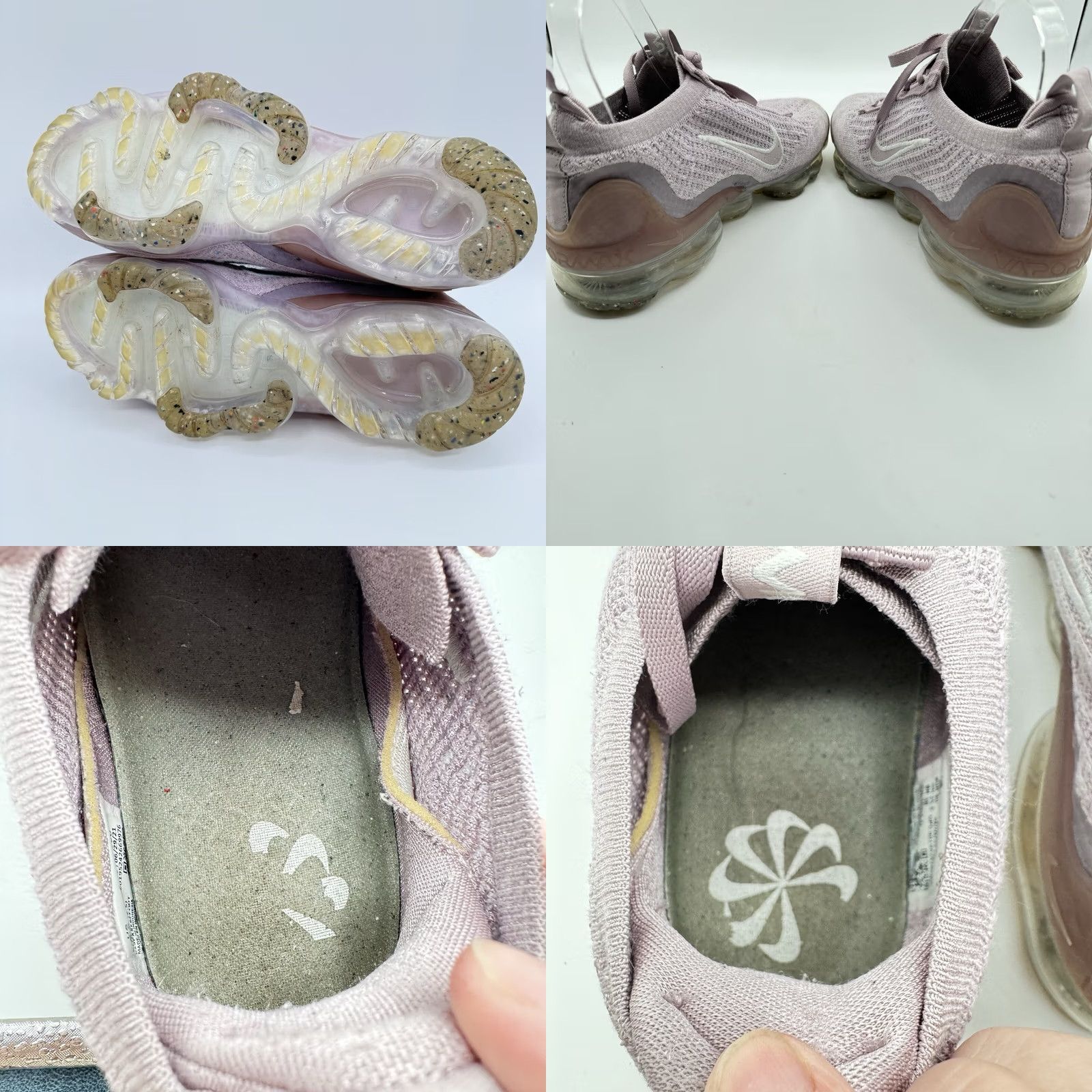 Nike Nike Air VaporMax Flyknit Womens 8.5 Multicolor Shoes Sneaker 80s 90s Limited Edition Plum Fog Purple Pink Grey DC9454-500 Size US 4 / IT 34 - 8 Thumbnail