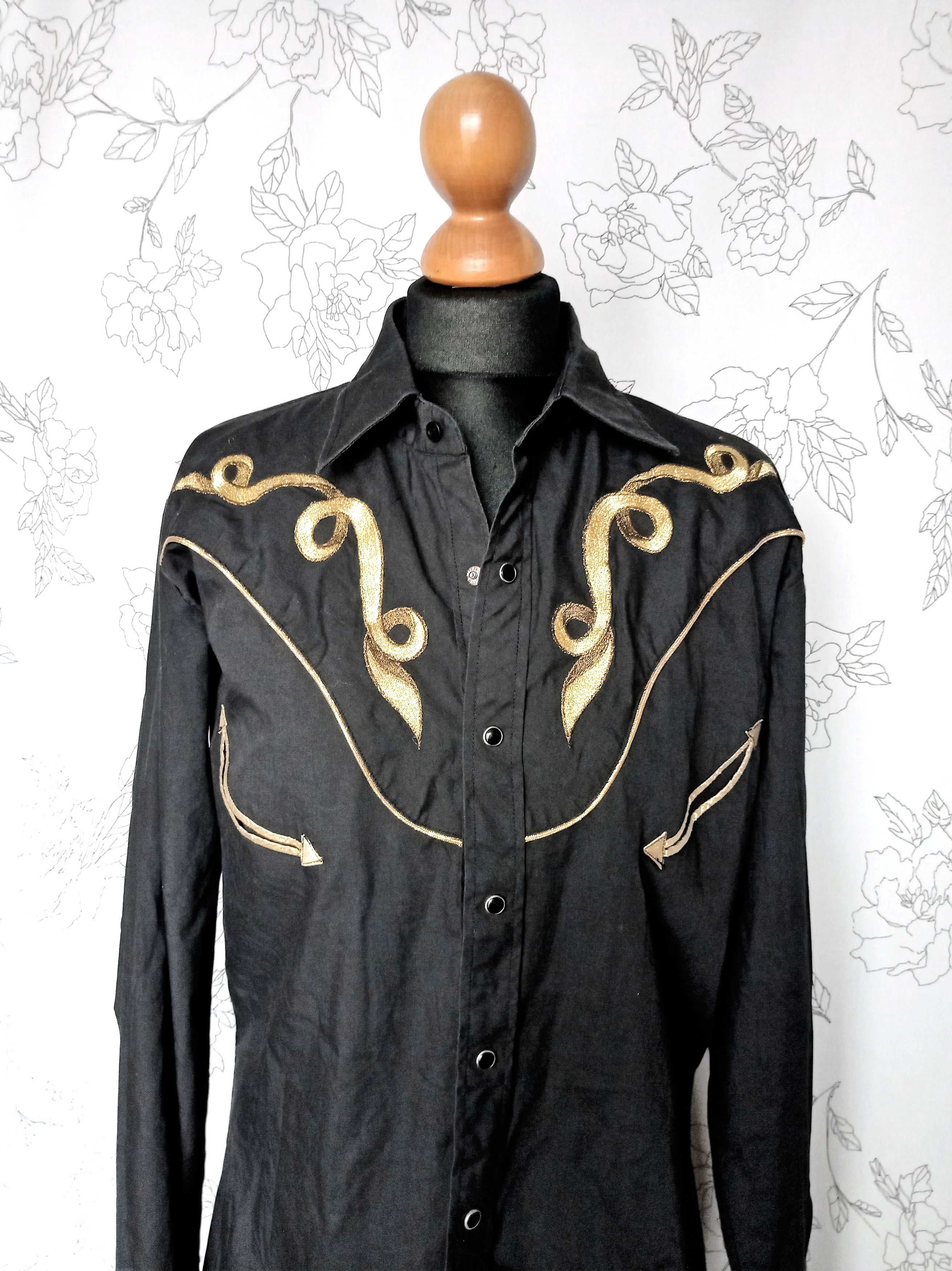 Vintage Ely Diamond Western Shirt Size US M / EU 48-50 / 2 - 11 Thumbnail