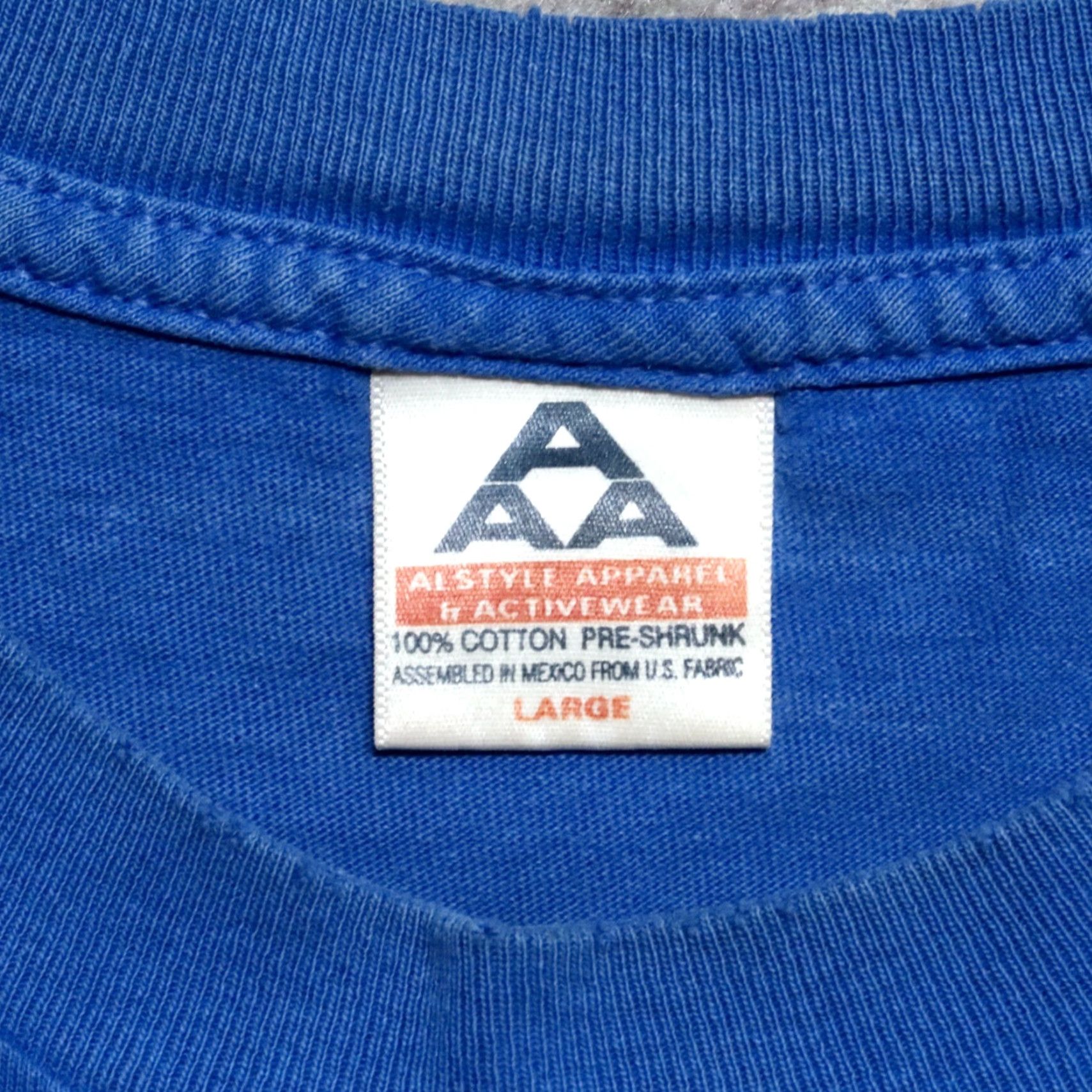 AAA VINTAGE Santana Supernatural Band Shirt L Blue Men Shirt 90s Santana Band Shirt Mens Size US L / EU 52-54 / 3 - 7 Thumbnail