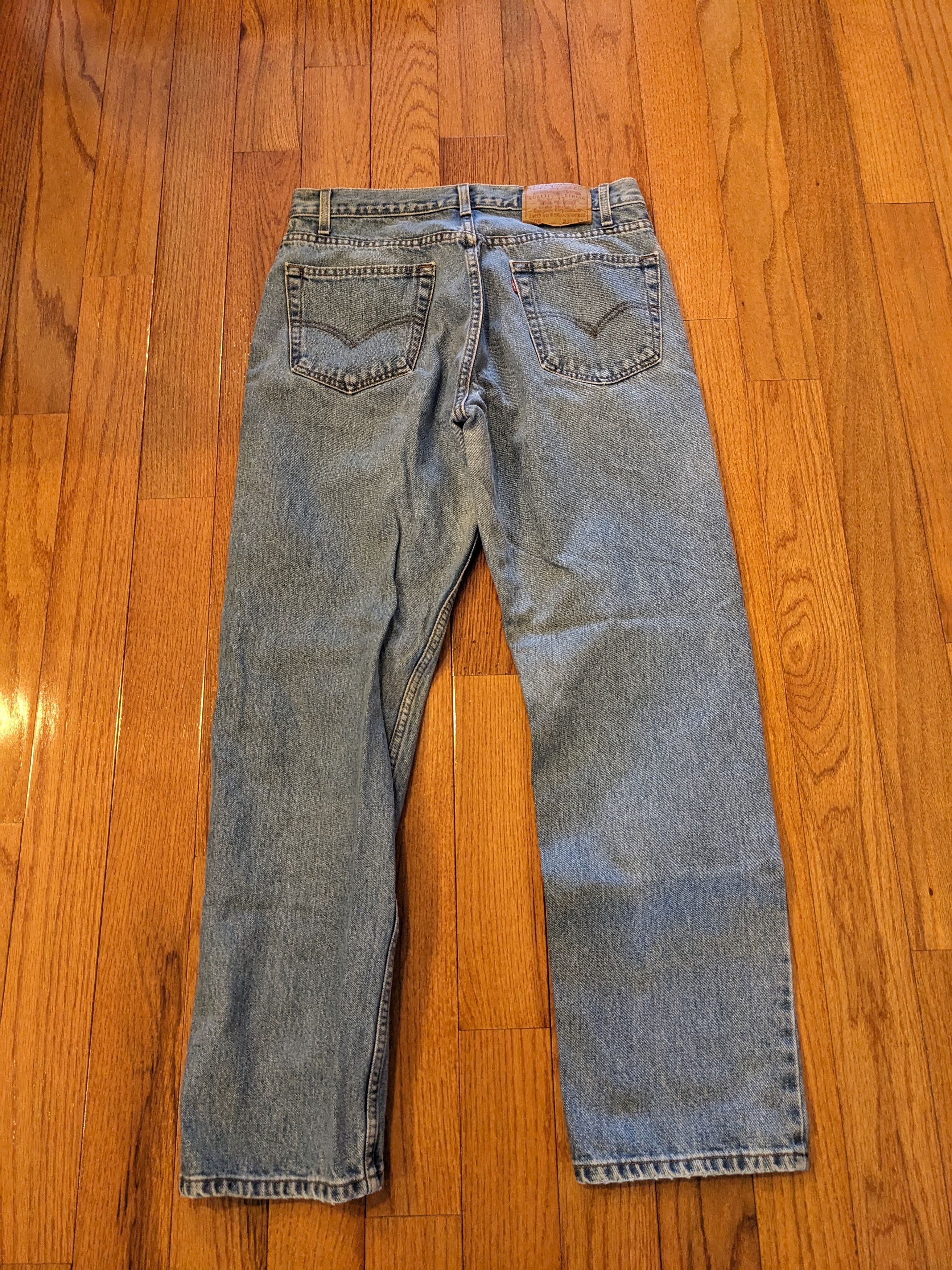 Levi's × Vintage Vintage 90s Levi's 505 34 x 30 Regular Straight Leg Denim Size US 34 / EU 50 - 1 Thumbnail