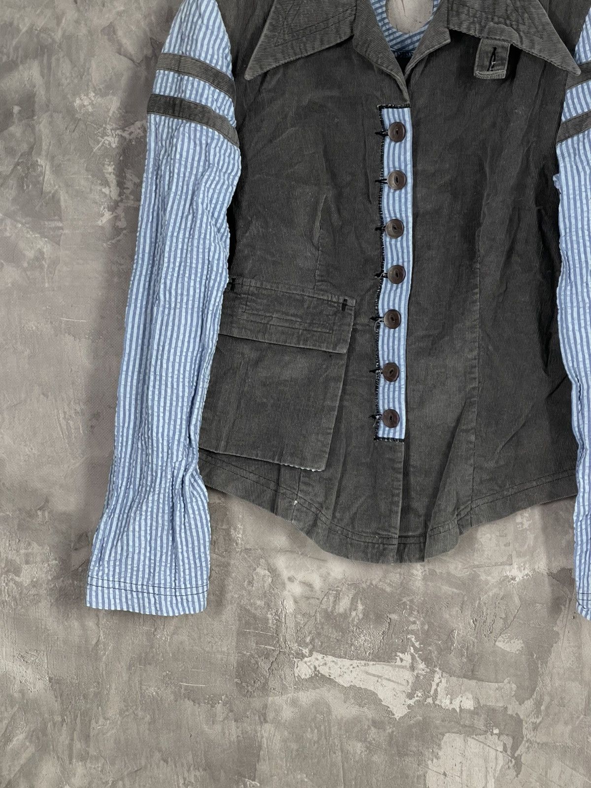 Vintage Y2K Vintage Avant Garde Rare Button Up Shirt Size M / US 6-8 / IT 42-44 - 5 Thumbnail