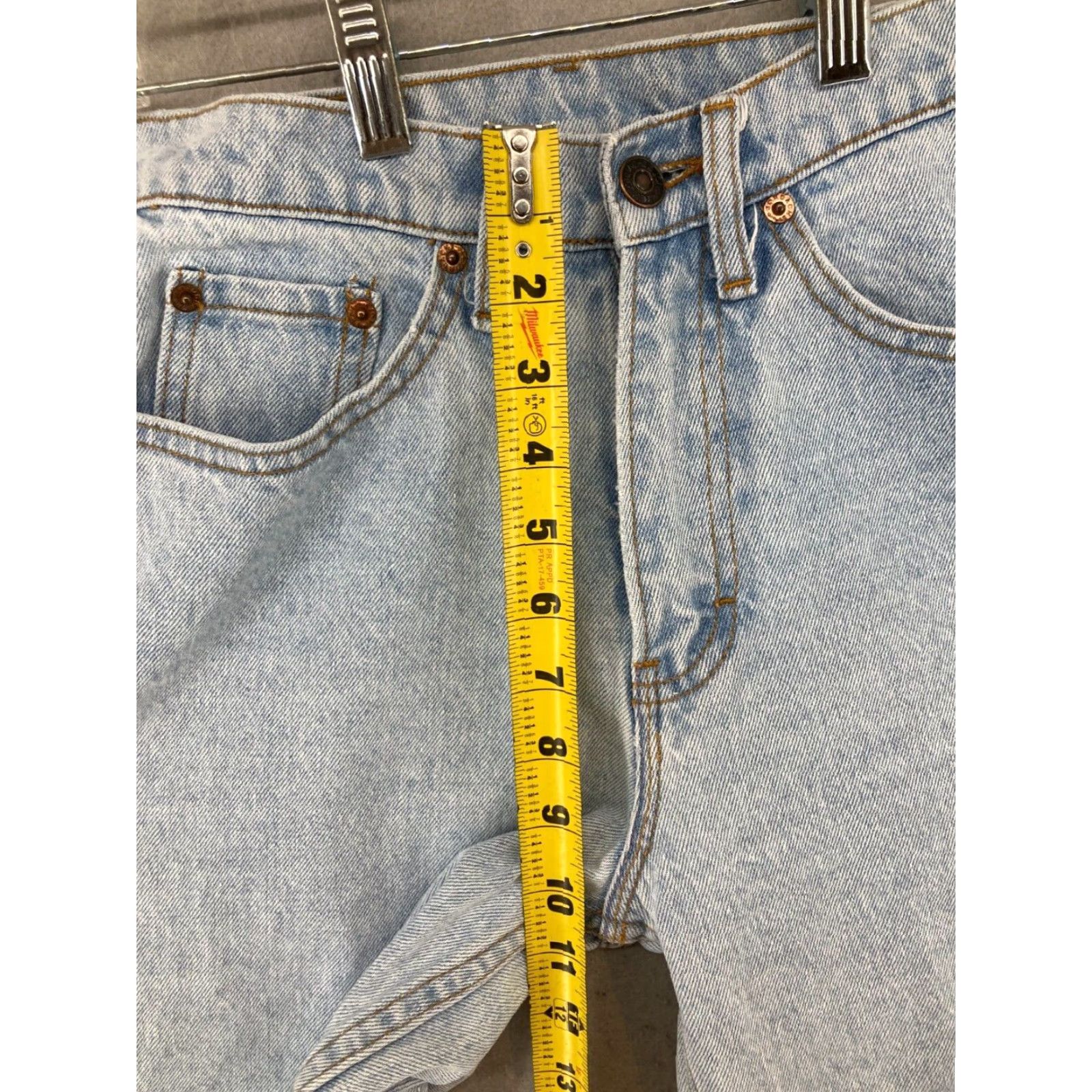 Jordache Jordache Womens Jeans 5 Vintage 90s Mom Tapered Blue Size 27" / US 4 / IT 40 - 4 Thumbnail